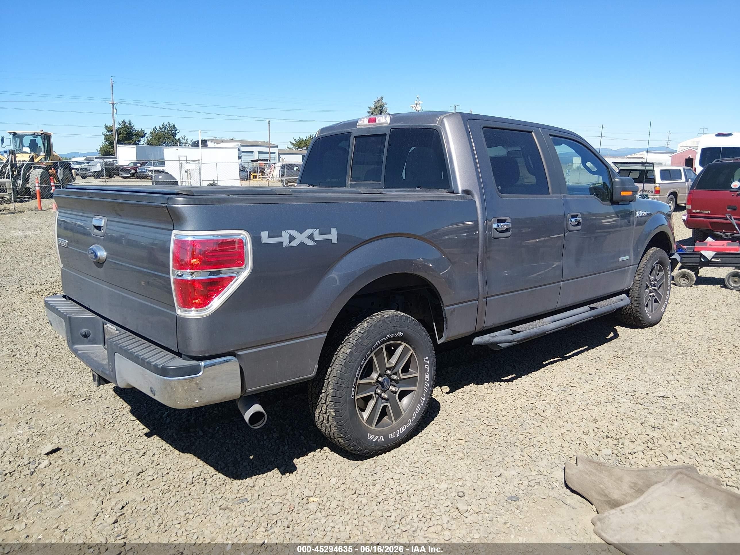 2014 Ford F-150 Xlt Gray vin: 1FTFW1ET6EFB32010