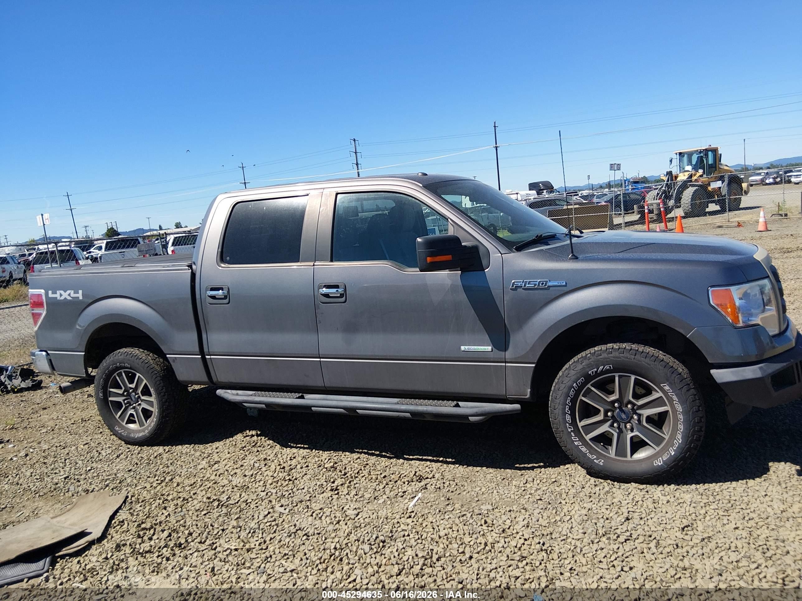 2014 Ford F-150 Xlt Gray vin: 1FTFW1ET6EFB32010