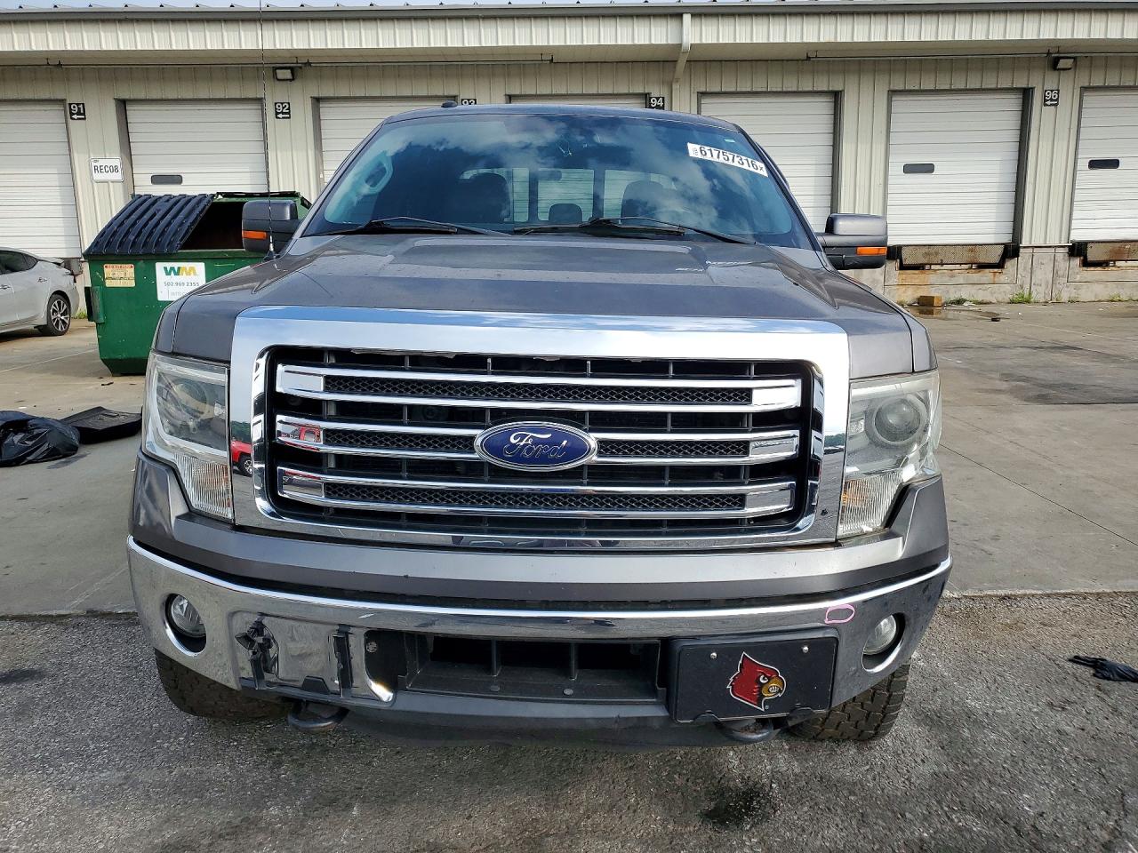 2014 Ford F150 Supercrew Gray vin: 1FTFW1ET6EFB67100