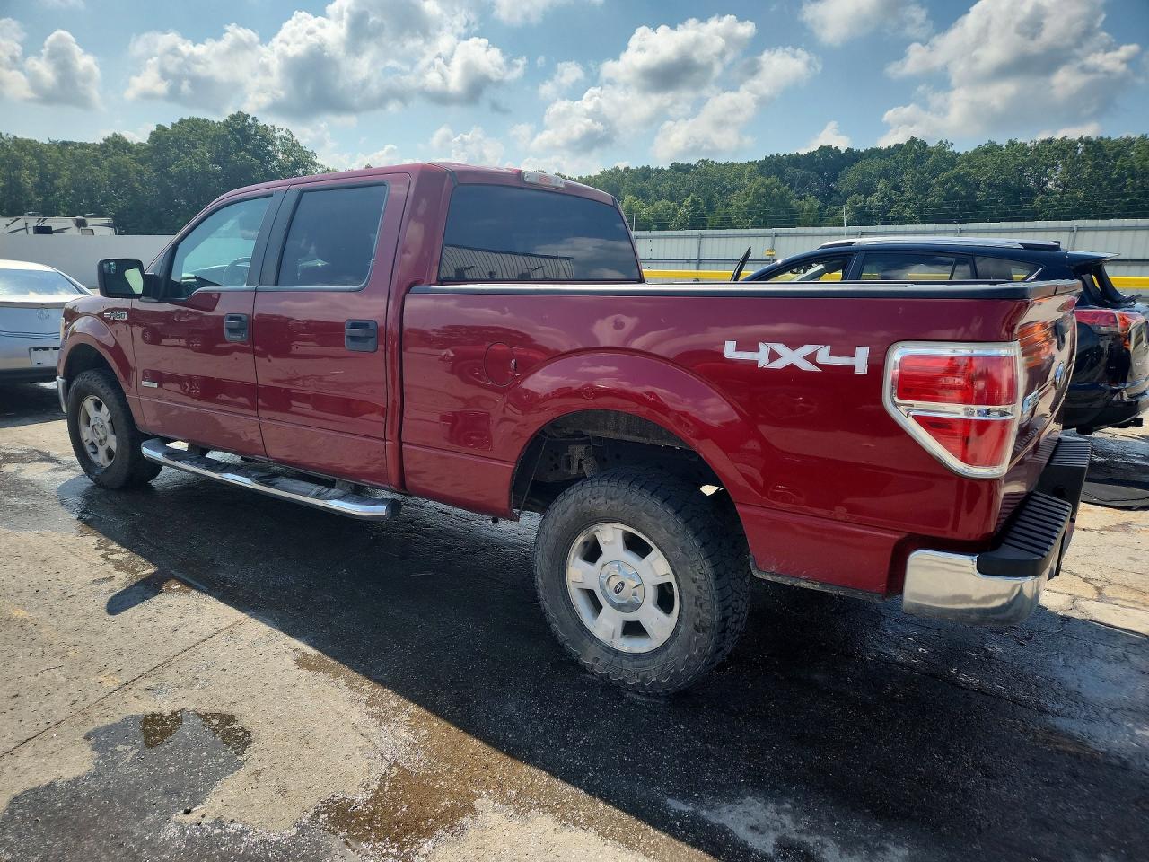 2014 Ford F150 Supercrew Red vin: 1FTFW1ET6EFC22760