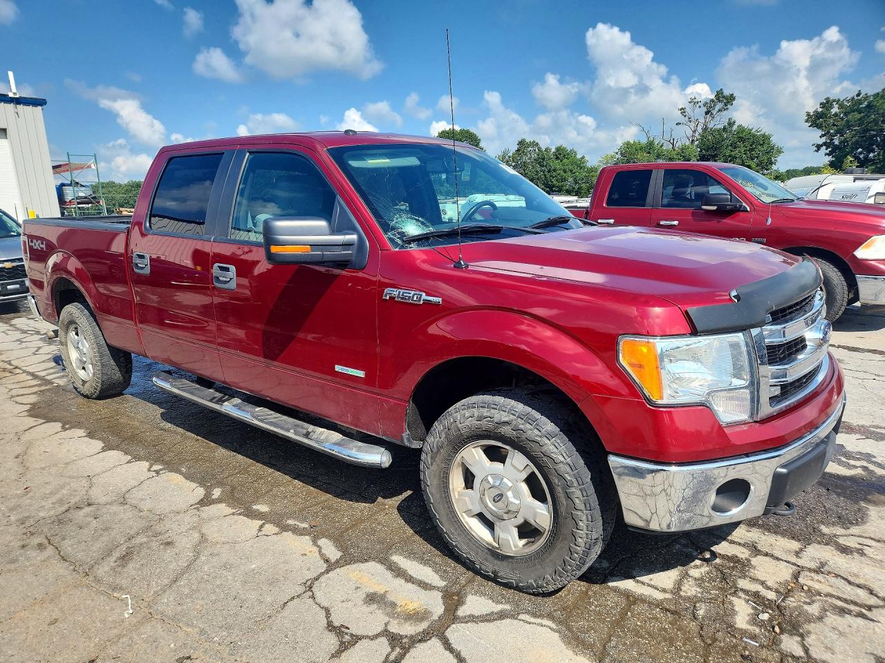 2014 Ford F150 Supercrew Red vin: 1FTFW1ET6EFC22760