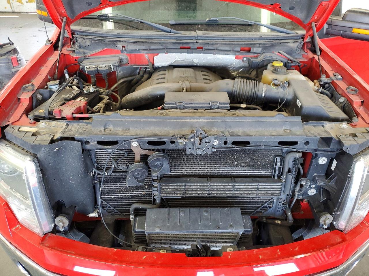 2014 Ford F150 Supercrew Red vin: 1FTFW1ET6EFC35055