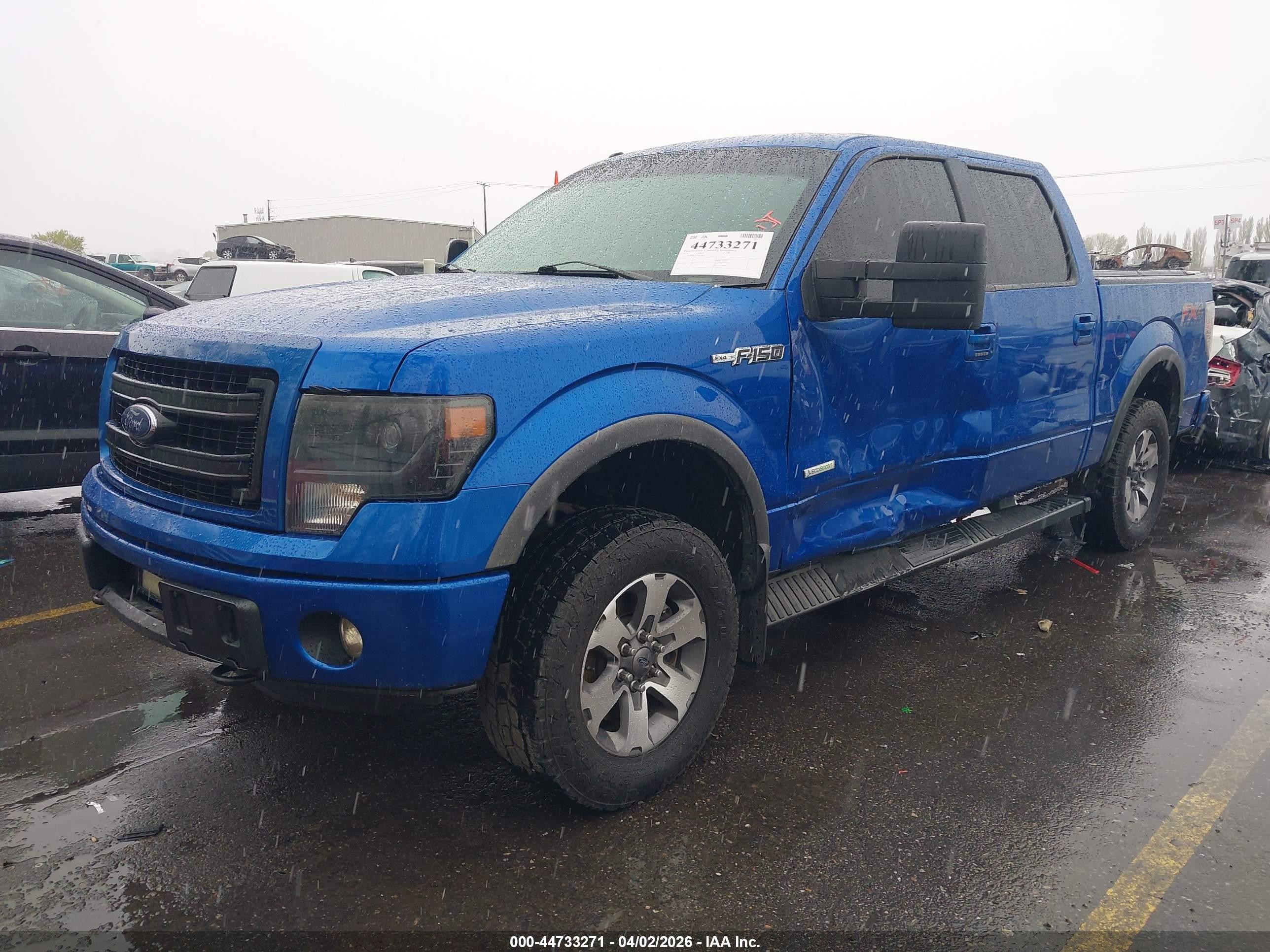 2014 Ford F-150 Fx4 Blue vin: 1FTFW1ET6EFC98429