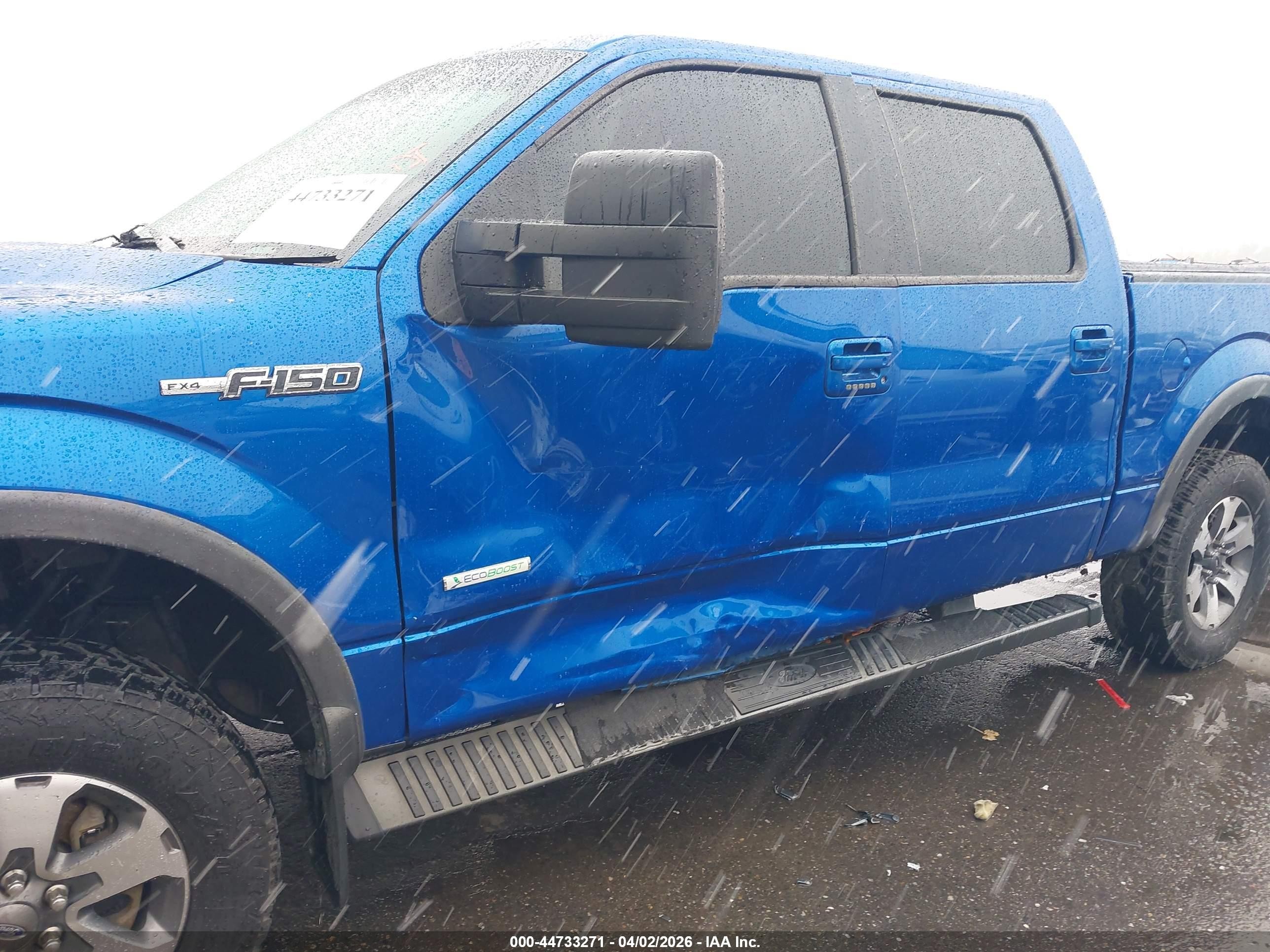2014 Ford F-150 Fx4 Blue vin: 1FTFW1ET6EFC98429