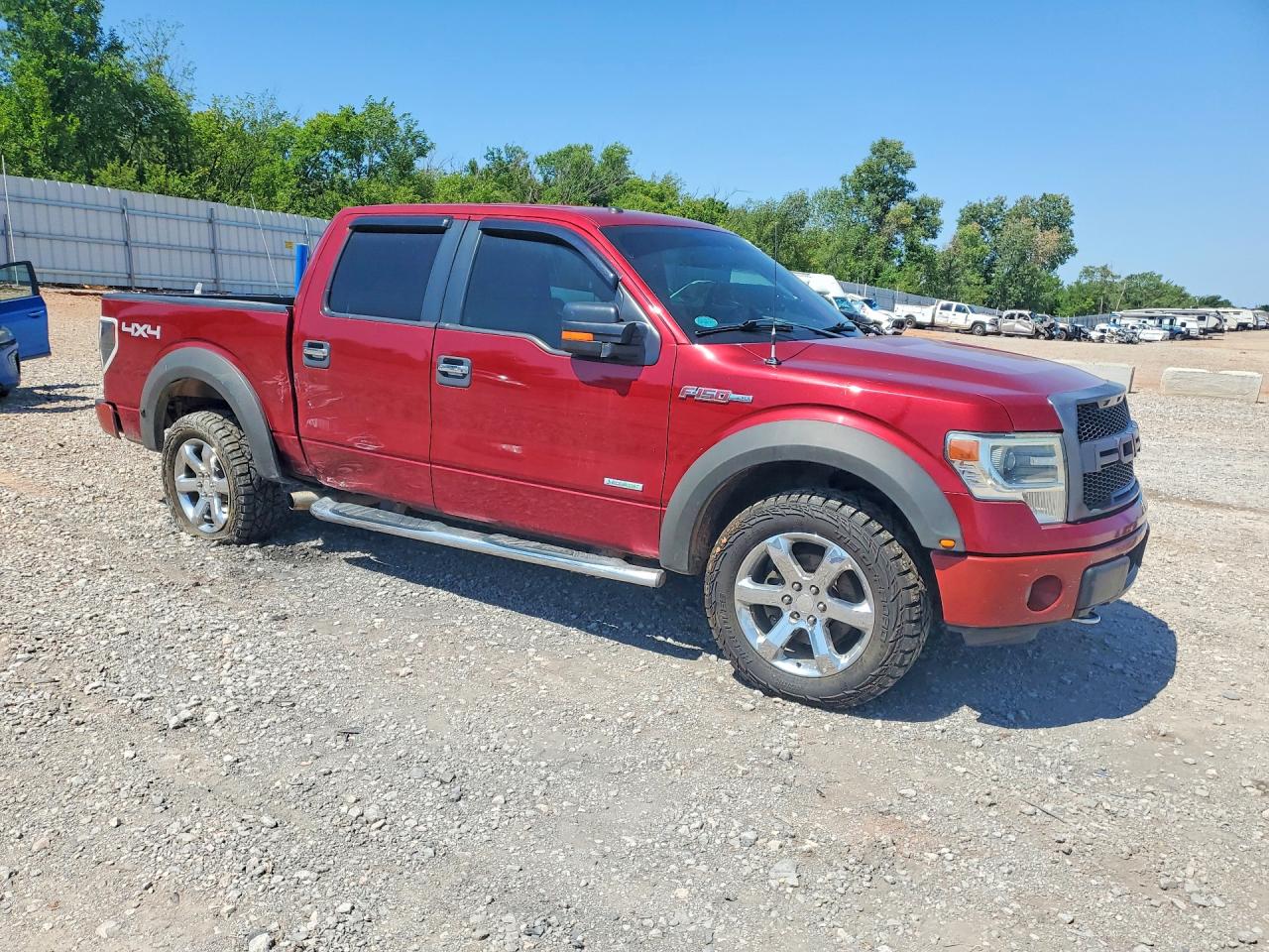 2014 Ford F150 Supercrew Red vin: 1FTFW1ET6EFD09431
