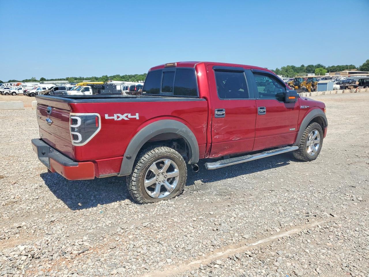 2014 Ford F150 Supercrew Red vin: 1FTFW1ET6EFD09431