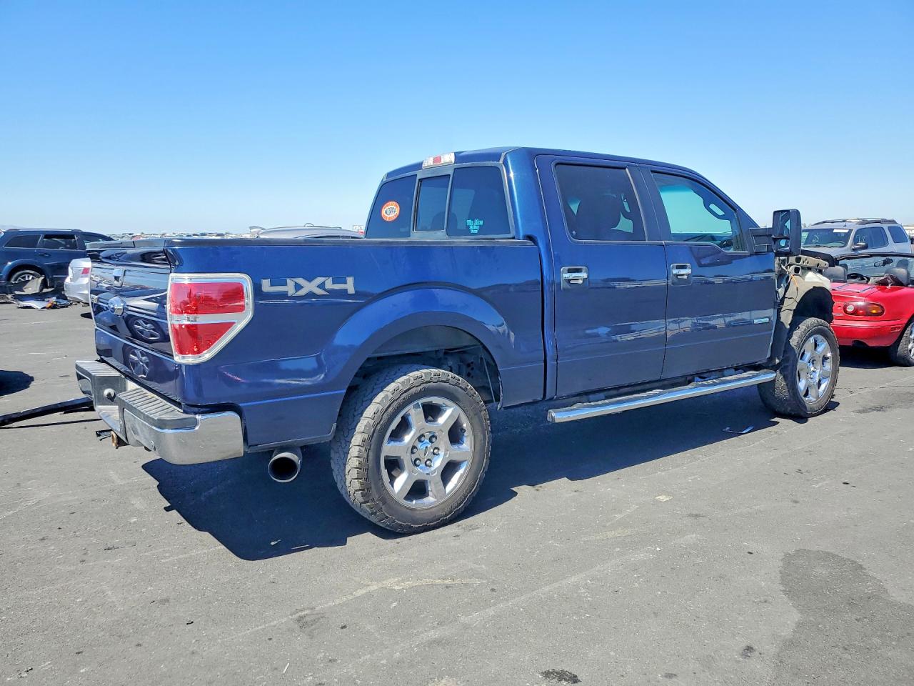 2014 Ford F150 Supercrew Blue vin: 1FTFW1ET6EKD81897