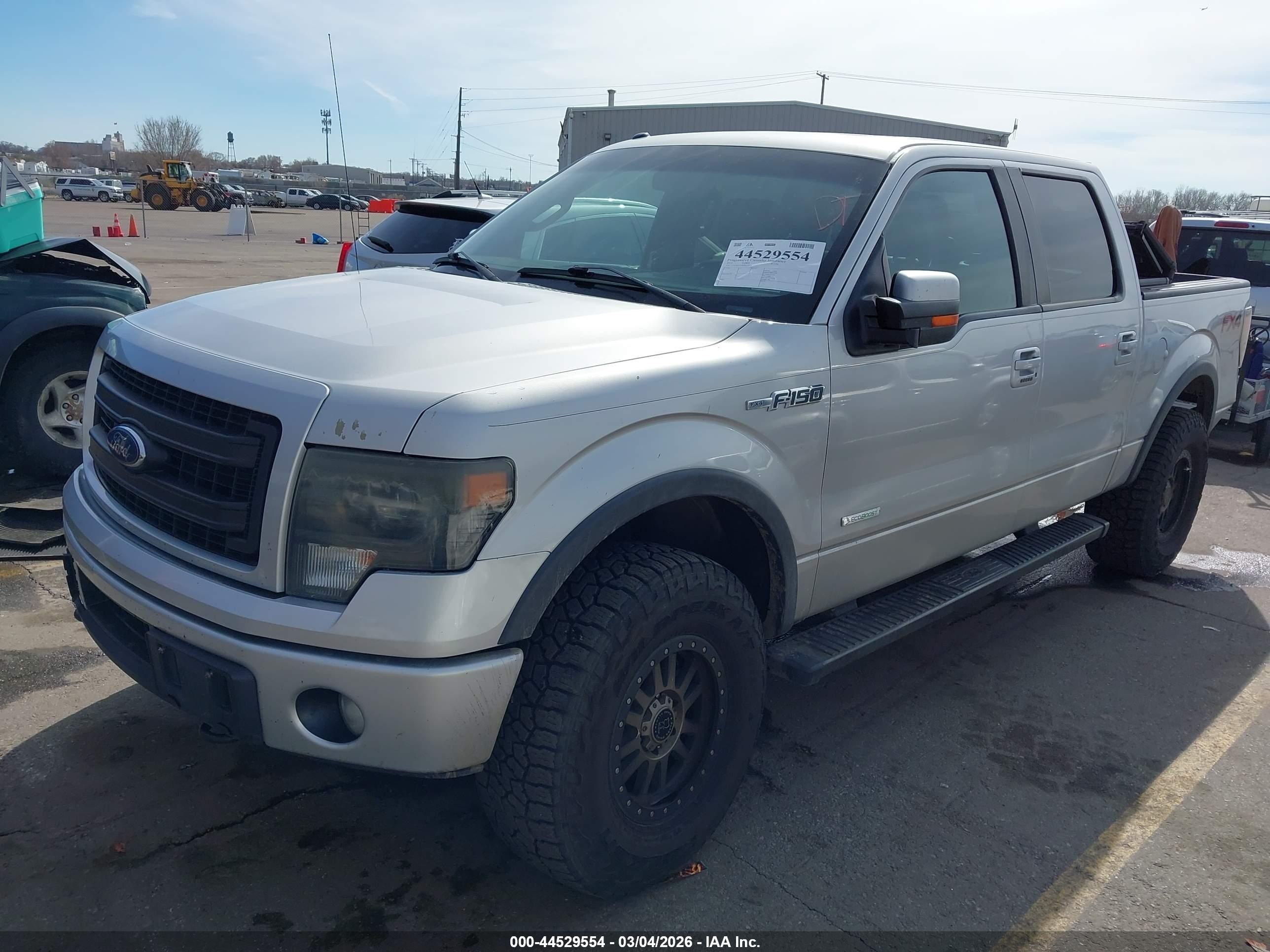 2014 Ford F-150 Fx4 White vin: 1FTFW1ET6EKF23956