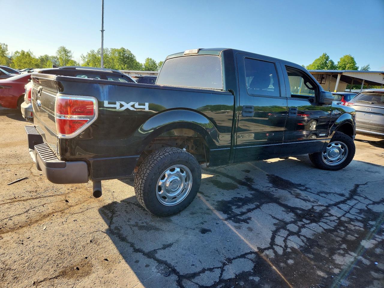 2014 Ford F150 Supercrew Green vin: 1FTFW1ET6EKG11048
