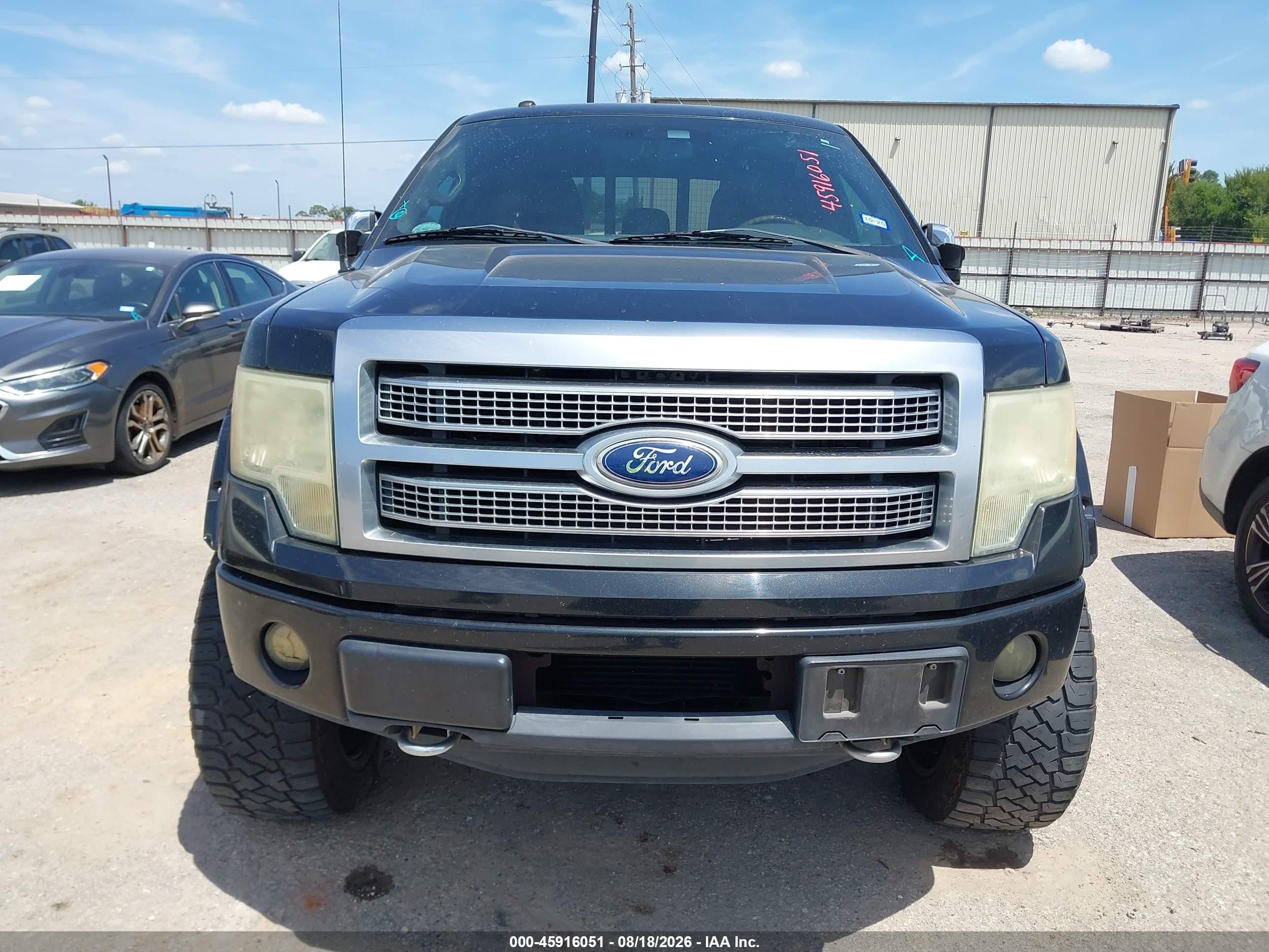 2011 Ford F-150 Platinum Черный vin: 1FTFW1ET7BFA60861