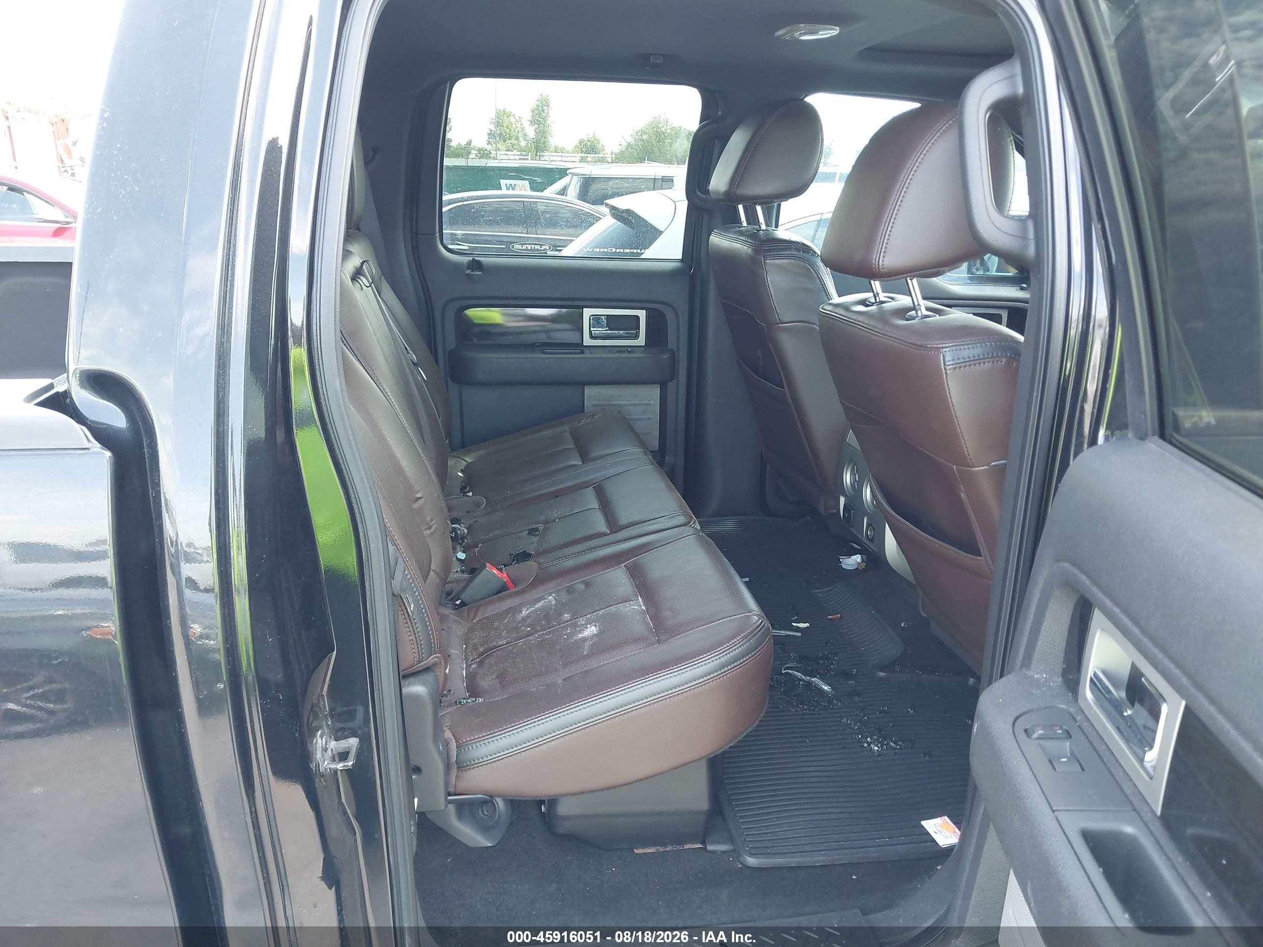2011 Ford F-150 Platinum Черный vin: 1FTFW1ET7BFA60861