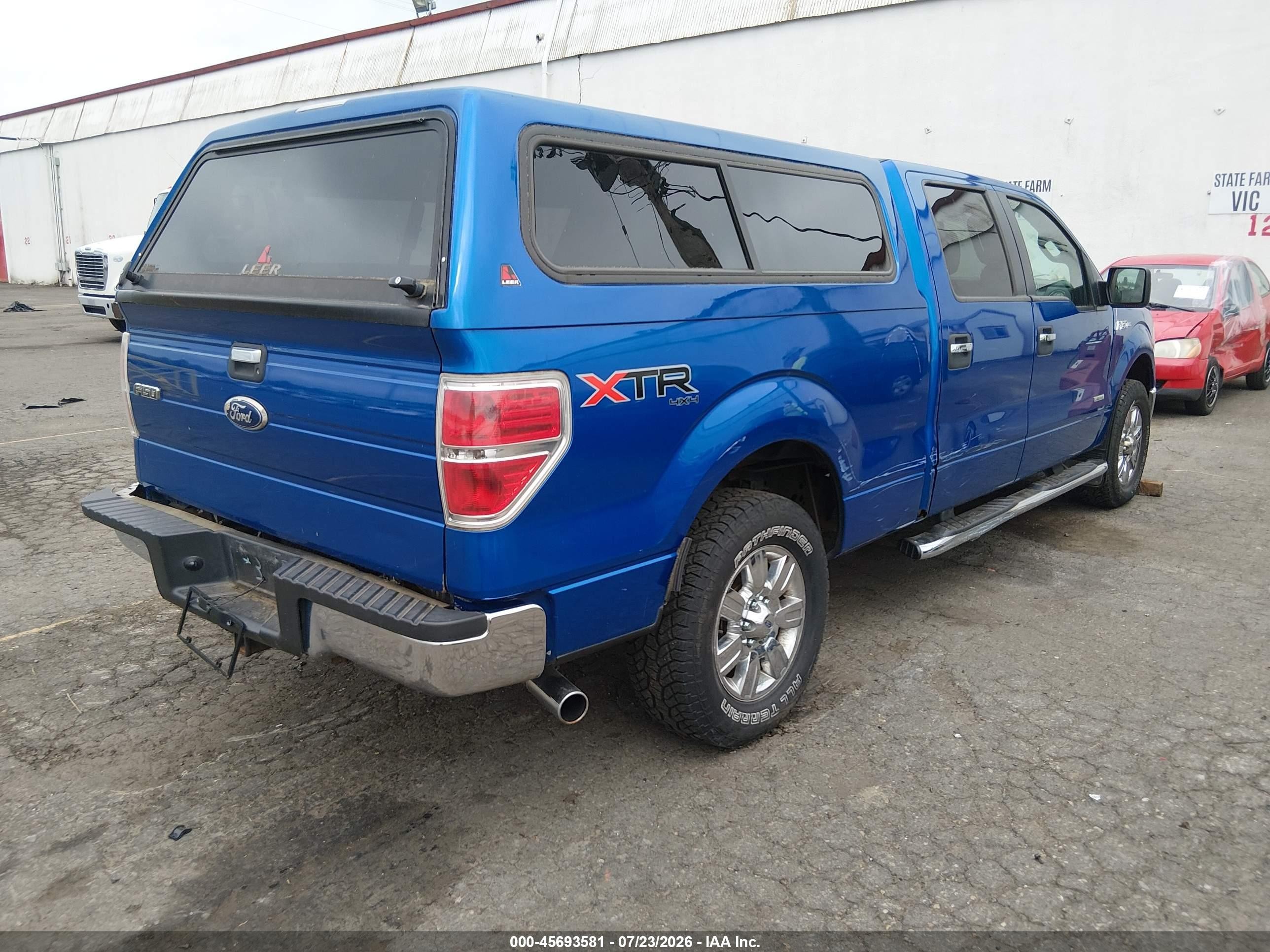 2011 Ford F-150 Xlt Blue vin: 1FTFW1ET7BFB67439