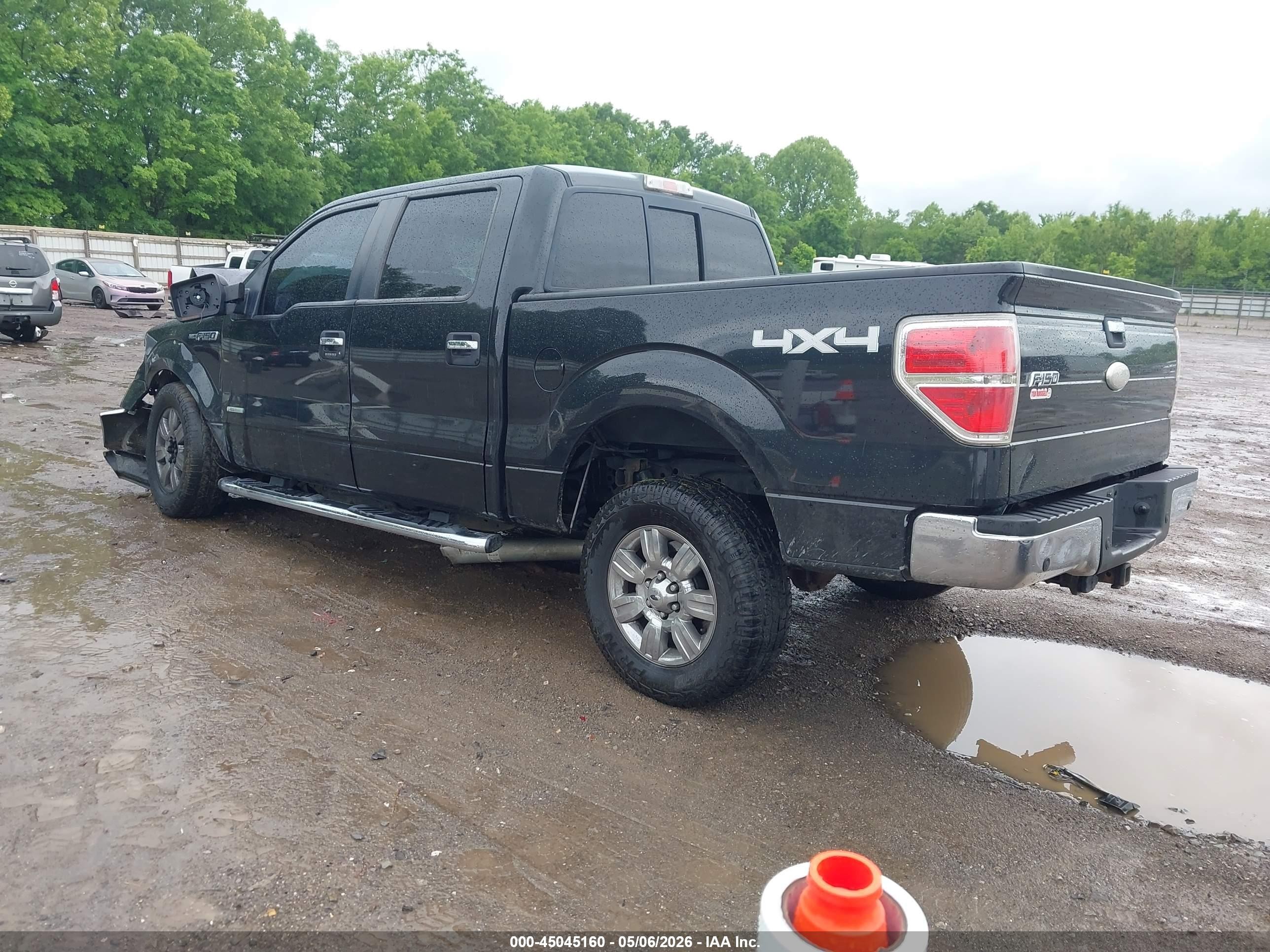 2011 Ford F-150 Xlt Black vin: 1FTFW1ET7BFB76397