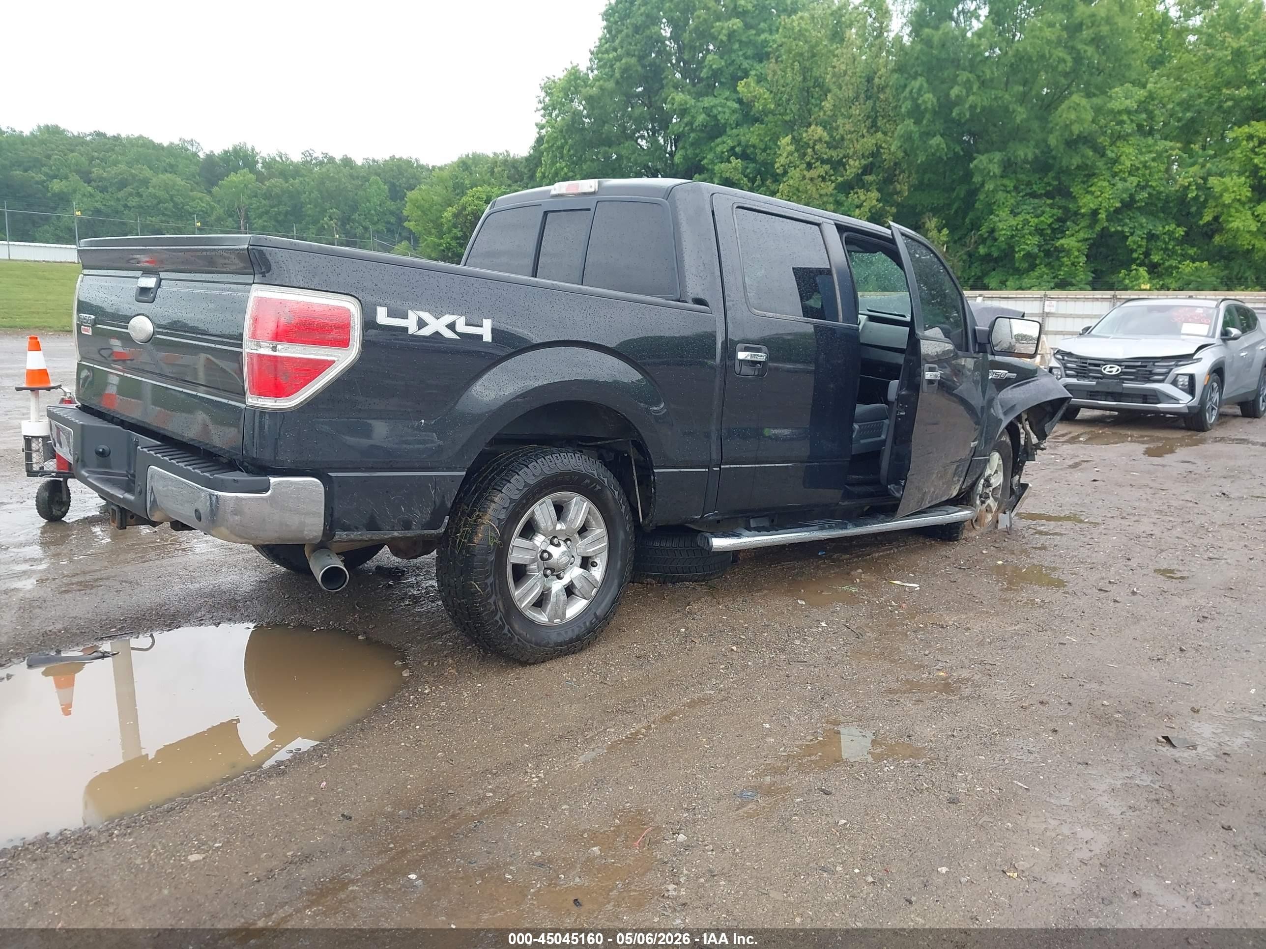 2011 Ford F-150 Xlt Black vin: 1FTFW1ET7BFB76397