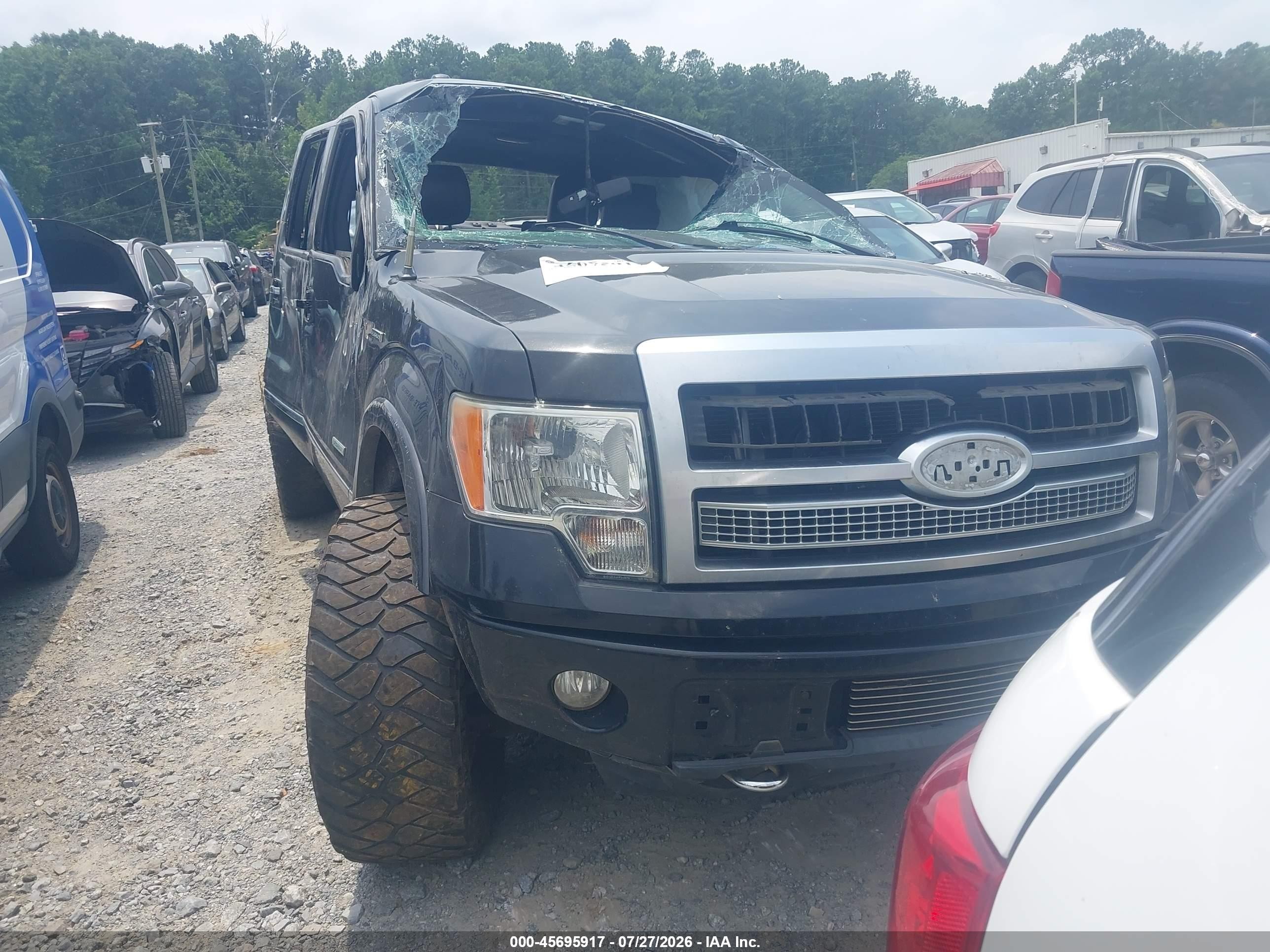2011 Ford F-150 Platinum Black vin: 1FTFW1ET7BFB78814