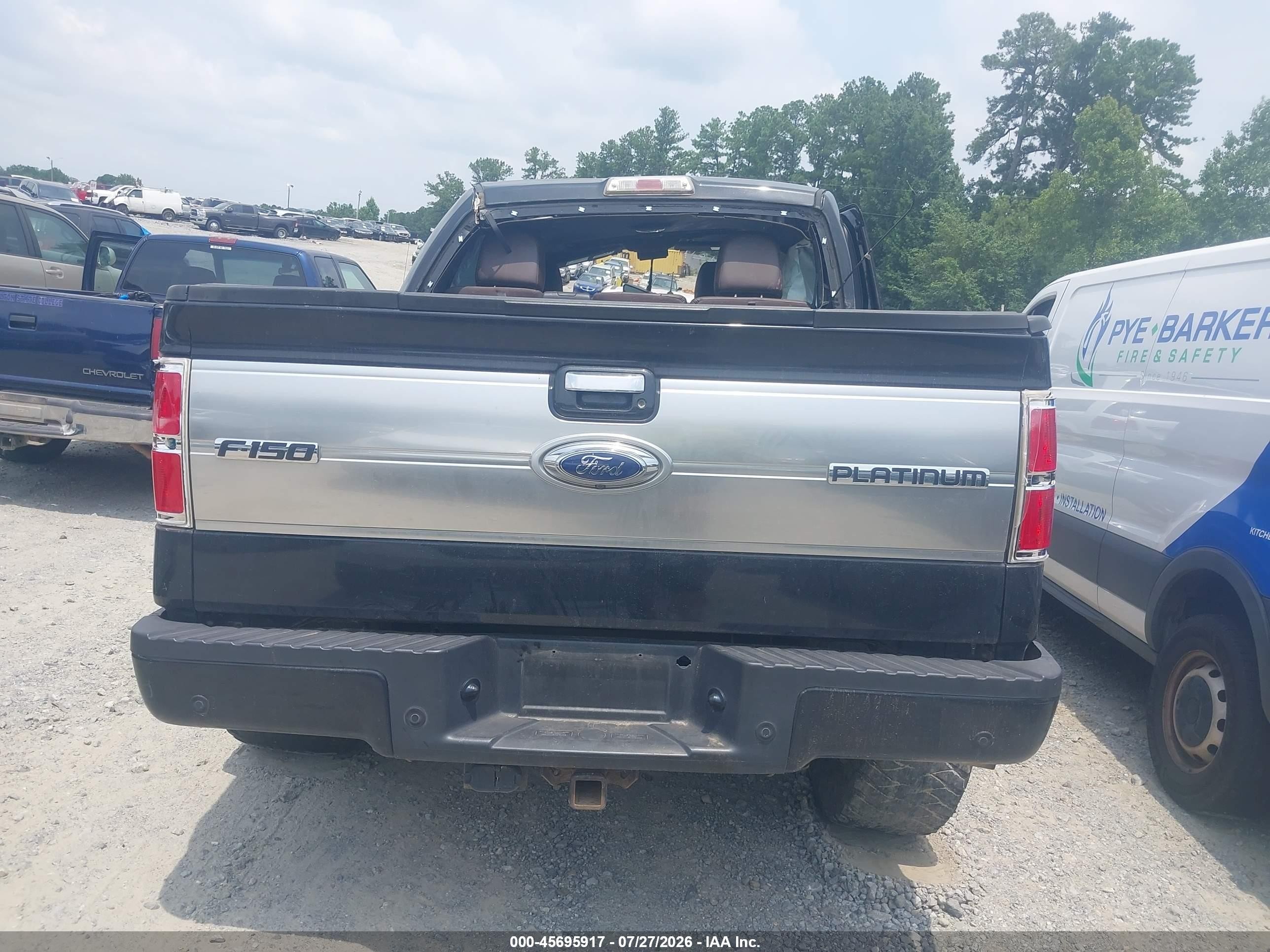 2011 Ford F-150 Platinum Black vin: 1FTFW1ET7BFB78814