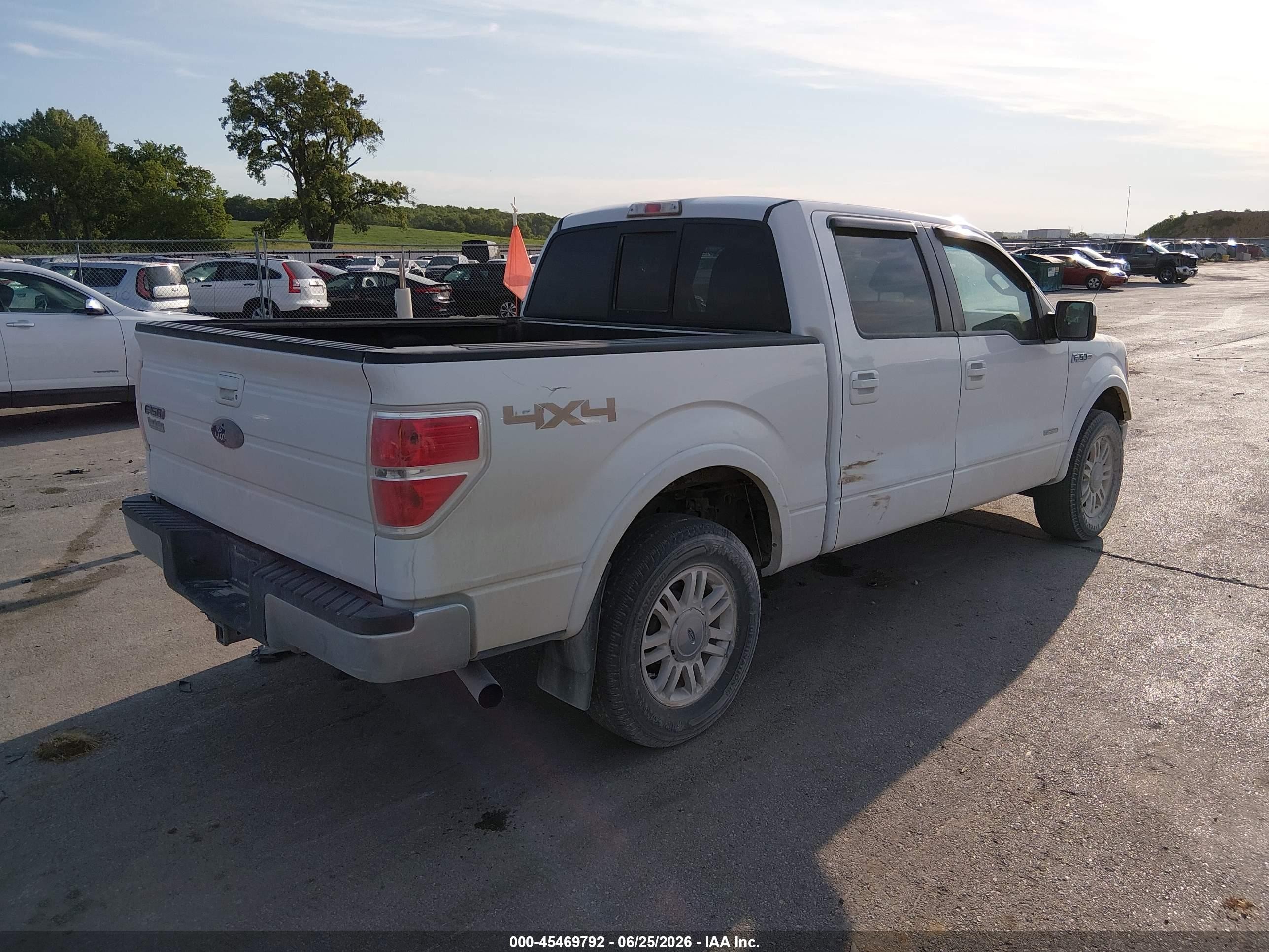 2011 Ford F-150 Fx4/king Ranch/lariat/platinum/xlt Белый vin: 1FTFW1ET7BFC20317