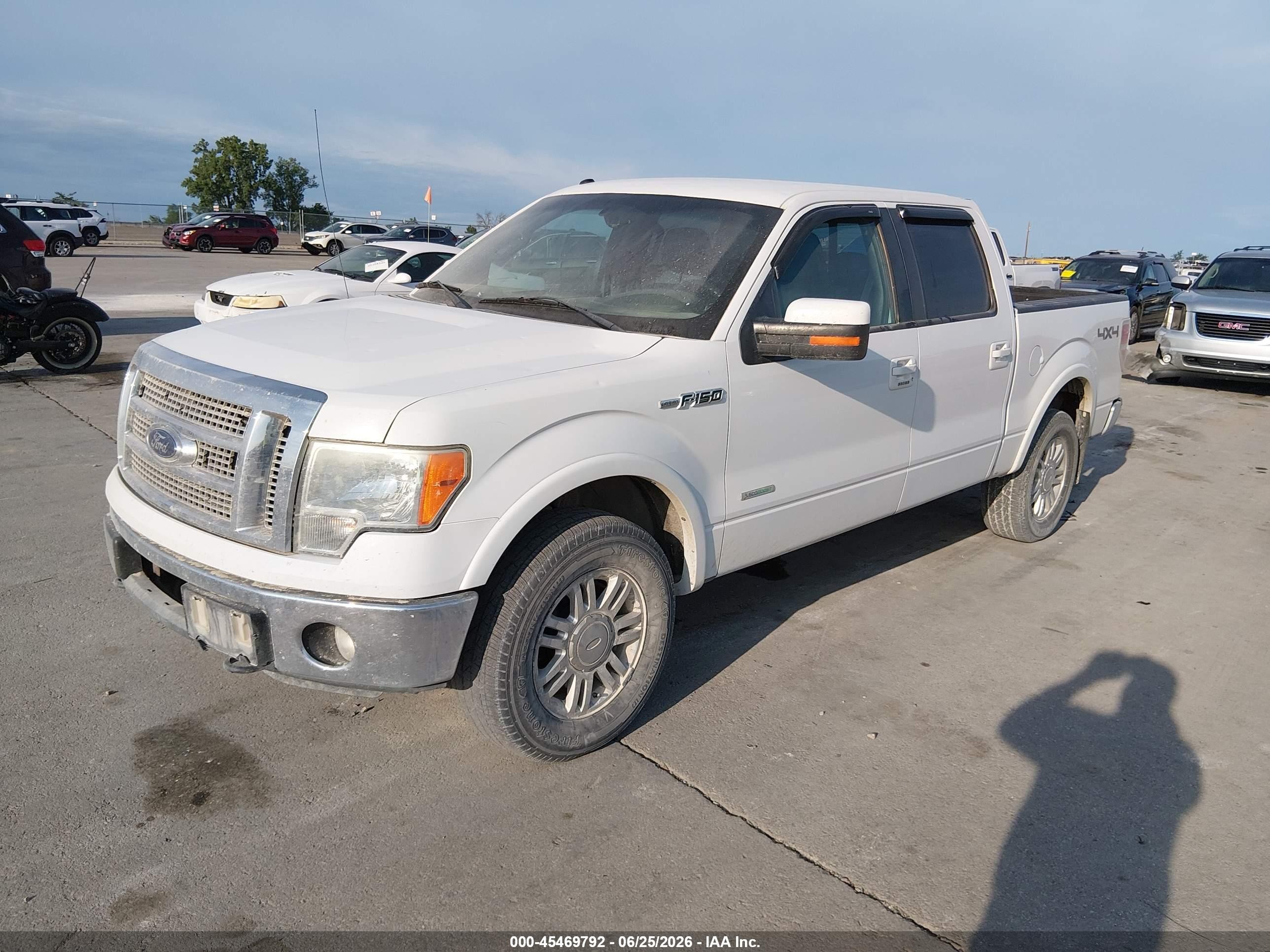 2011 Ford F-150 Fx4/king Ranch/lariat/platinum/xlt Белый vin: 1FTFW1ET7BFC20317