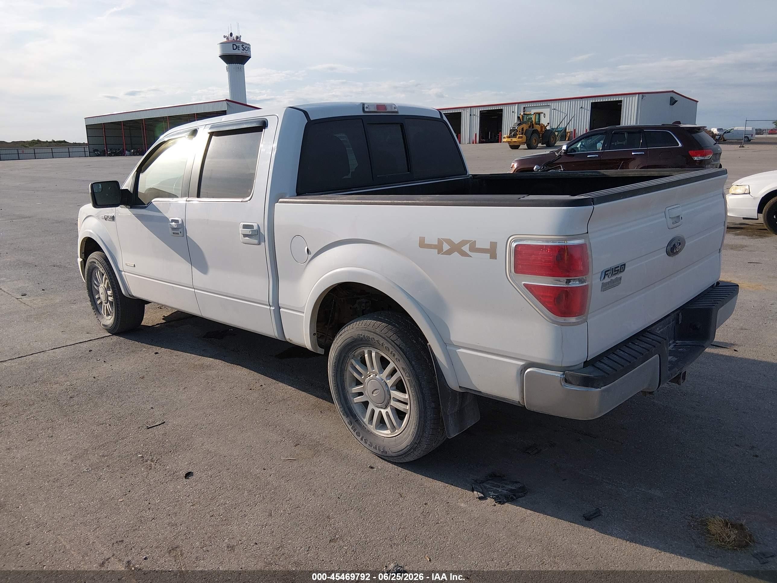 2011 Ford F-150 Fx4/king Ranch/lariat/platinum/xlt Белый vin: 1FTFW1ET7BFC20317