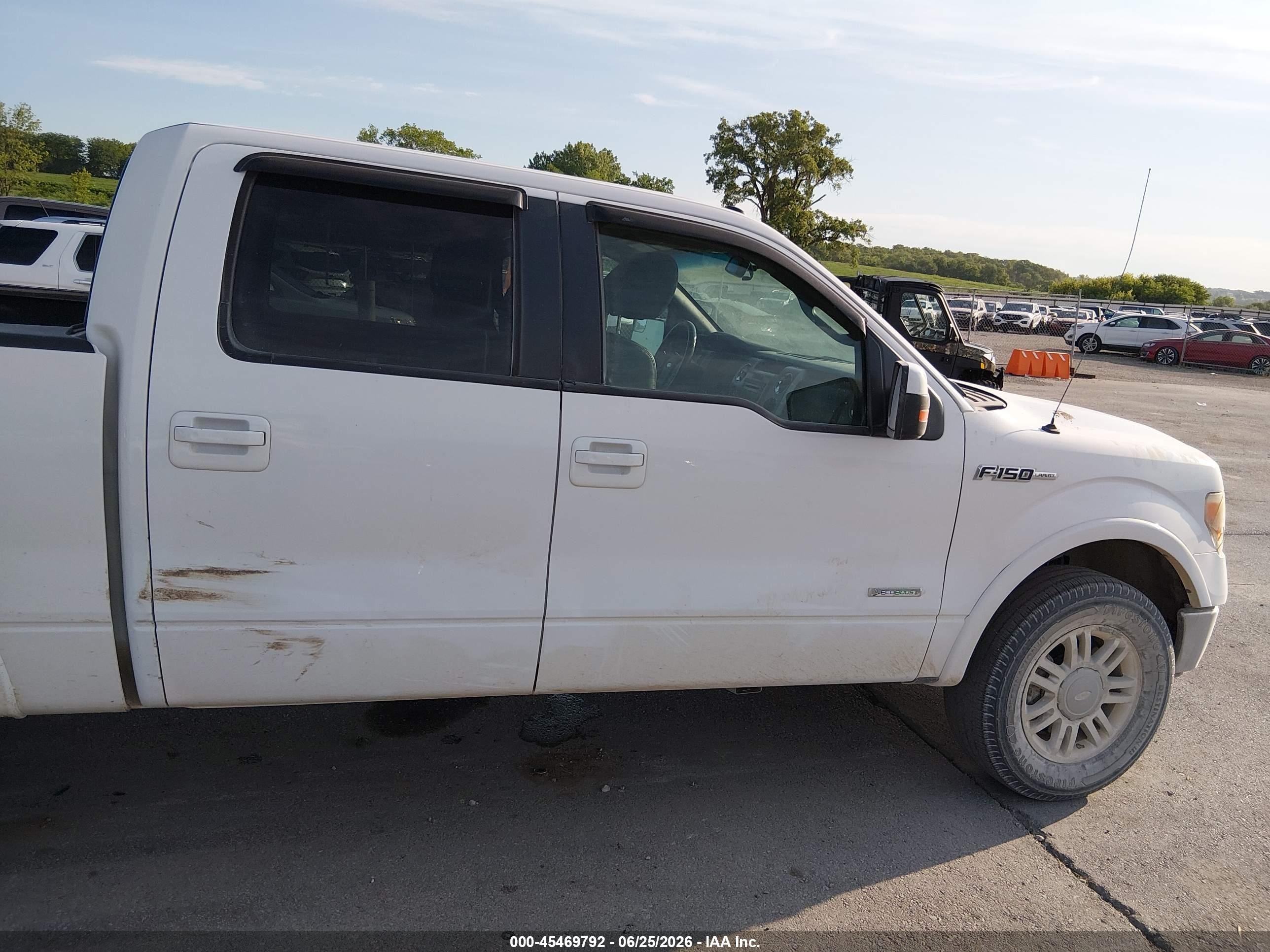 2011 Ford F-150 Fx4/king Ranch/lariat/platinum/xlt Белый vin: 1FTFW1ET7BFC20317