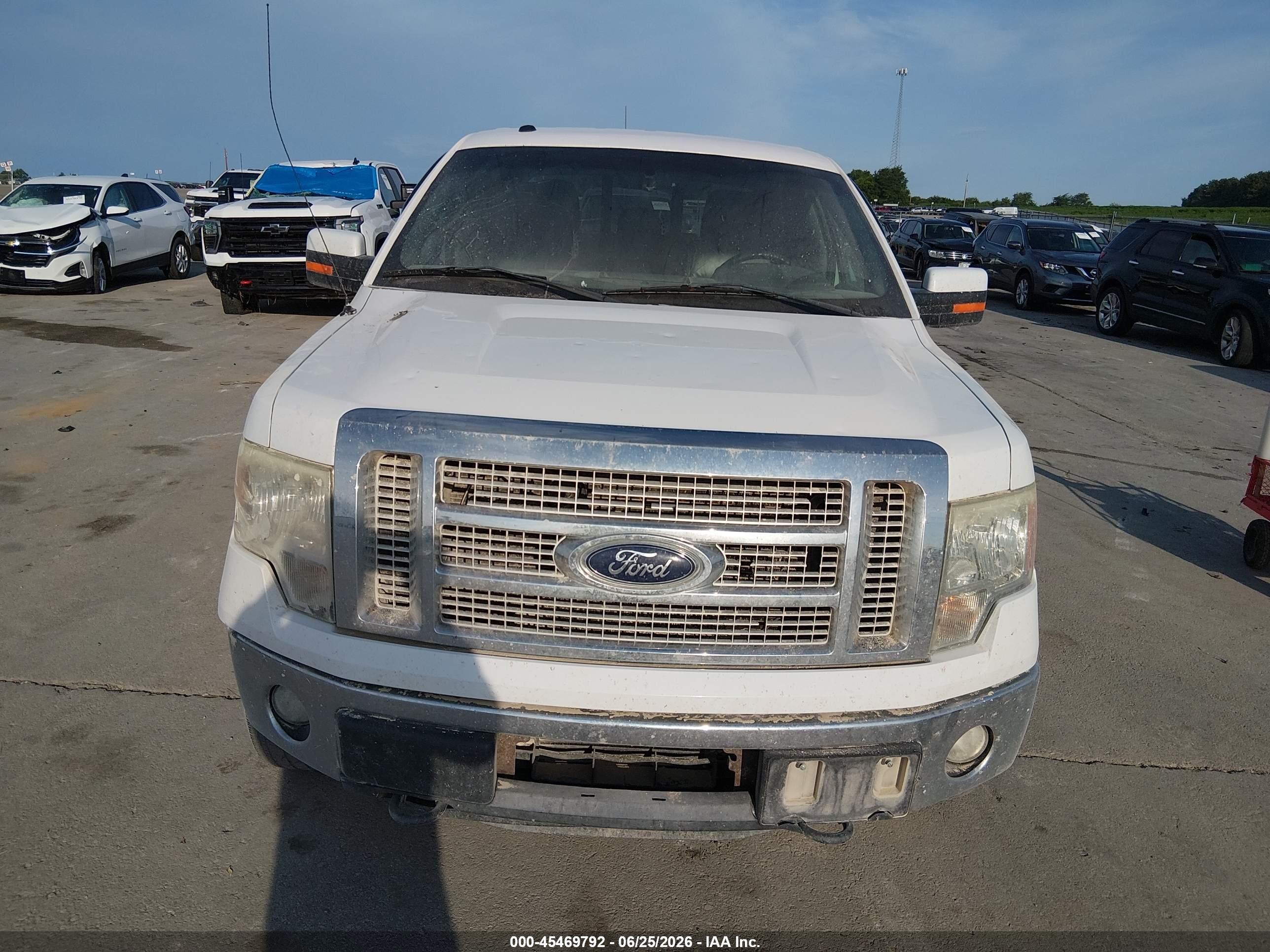 2011 Ford F-150 Fx4/king Ranch/lariat/platinum/xlt Белый vin: 1FTFW1ET7BFC20317
