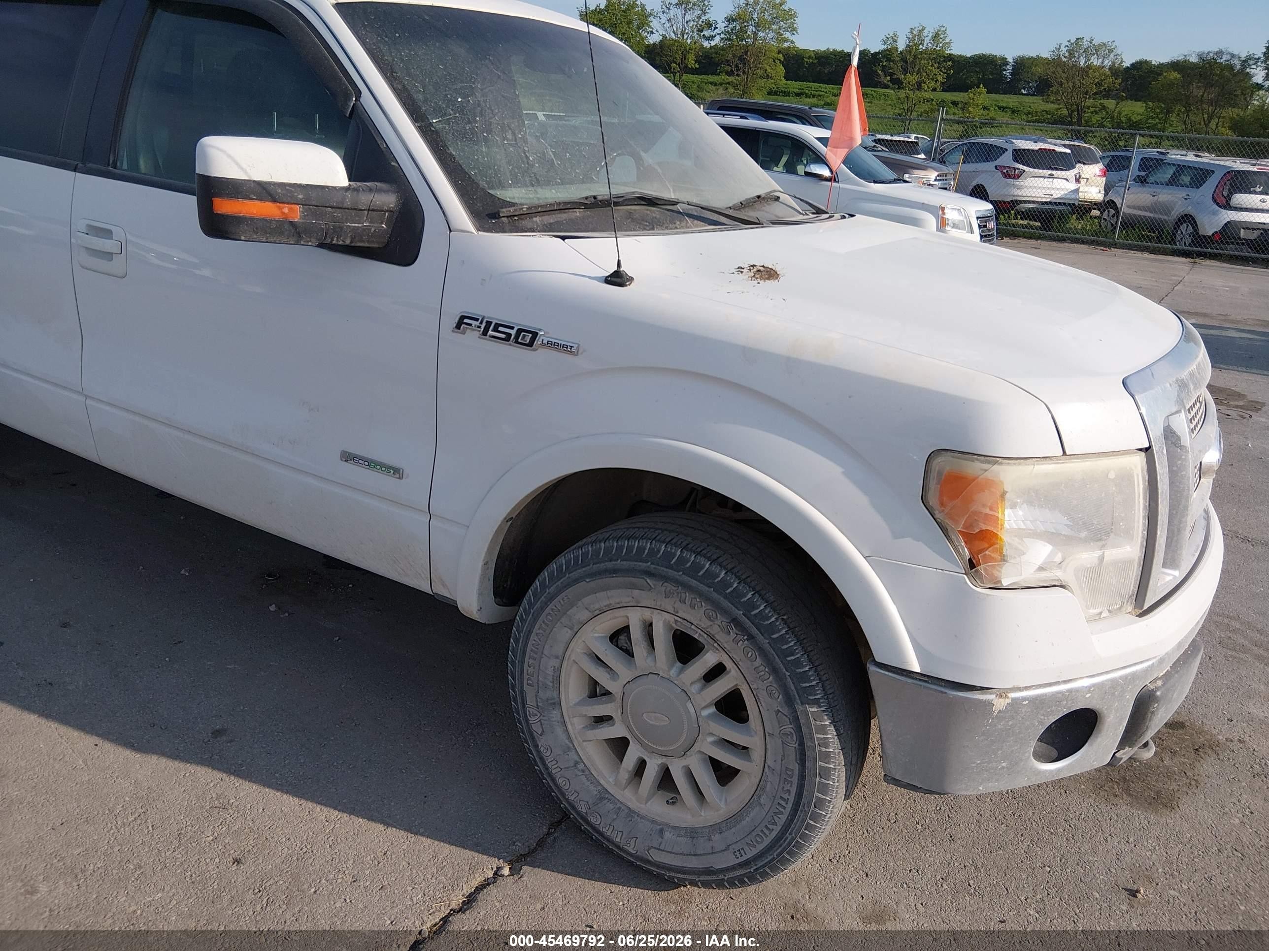 2011 Ford F-150 Fx4/king Ranch/lariat/platinum/xlt Белый vin: 1FTFW1ET7BFC20317