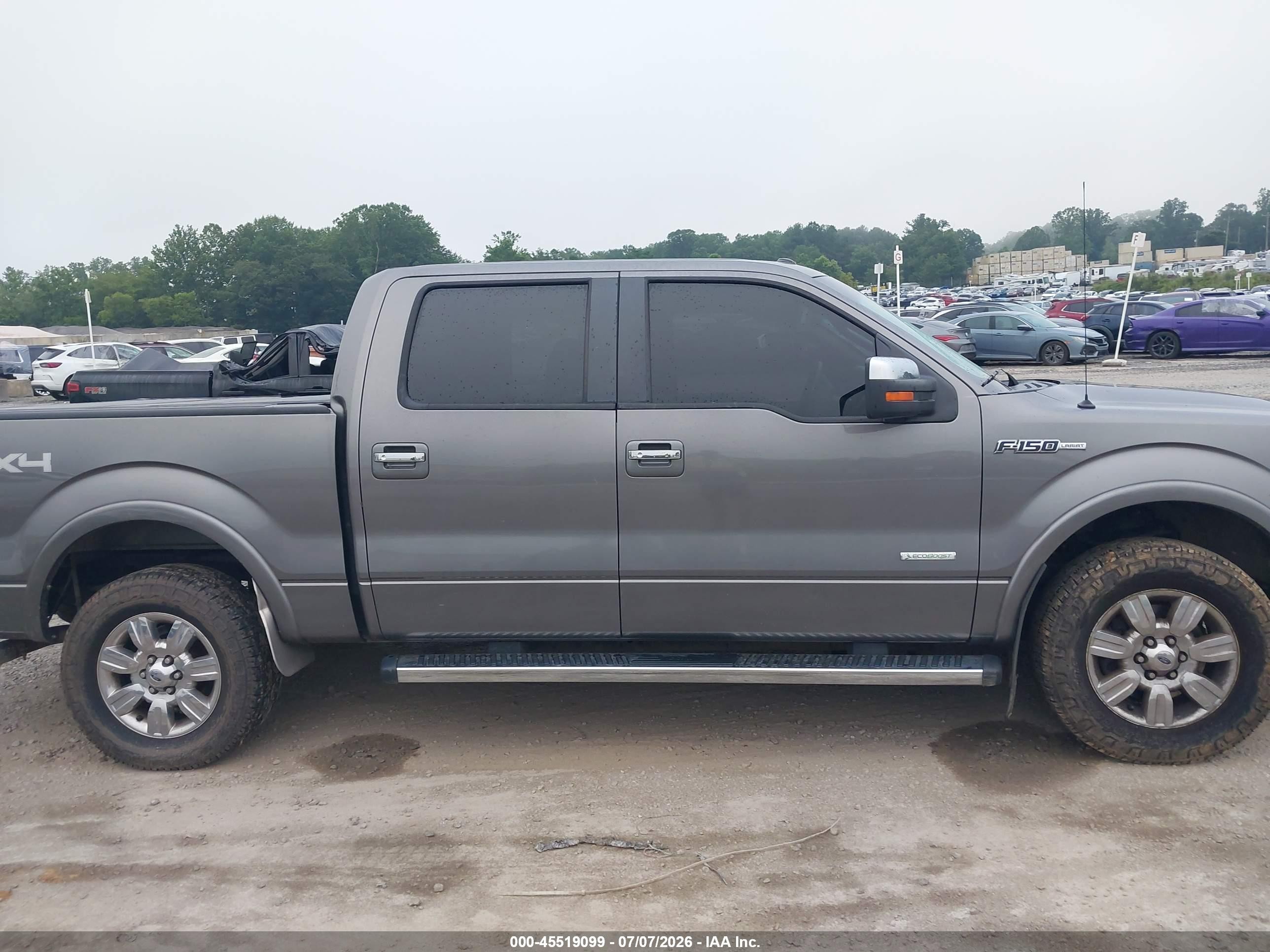 2011 Ford F-150 Lariat Silver vin: 1FTFW1ET7BFC32659