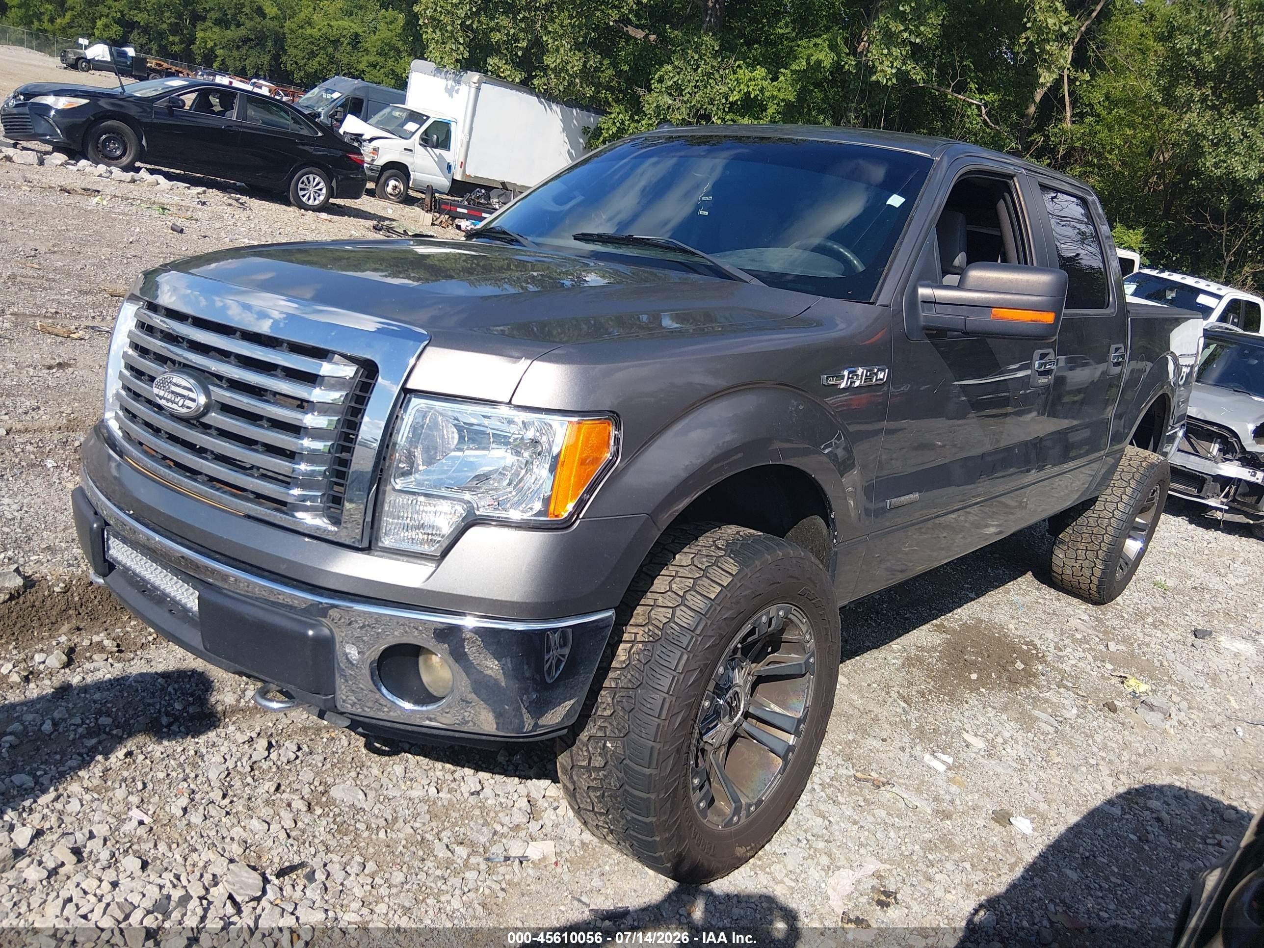 2011 Ford F-150 Xlt Gray vin: 1FTFW1ET7BFC69811