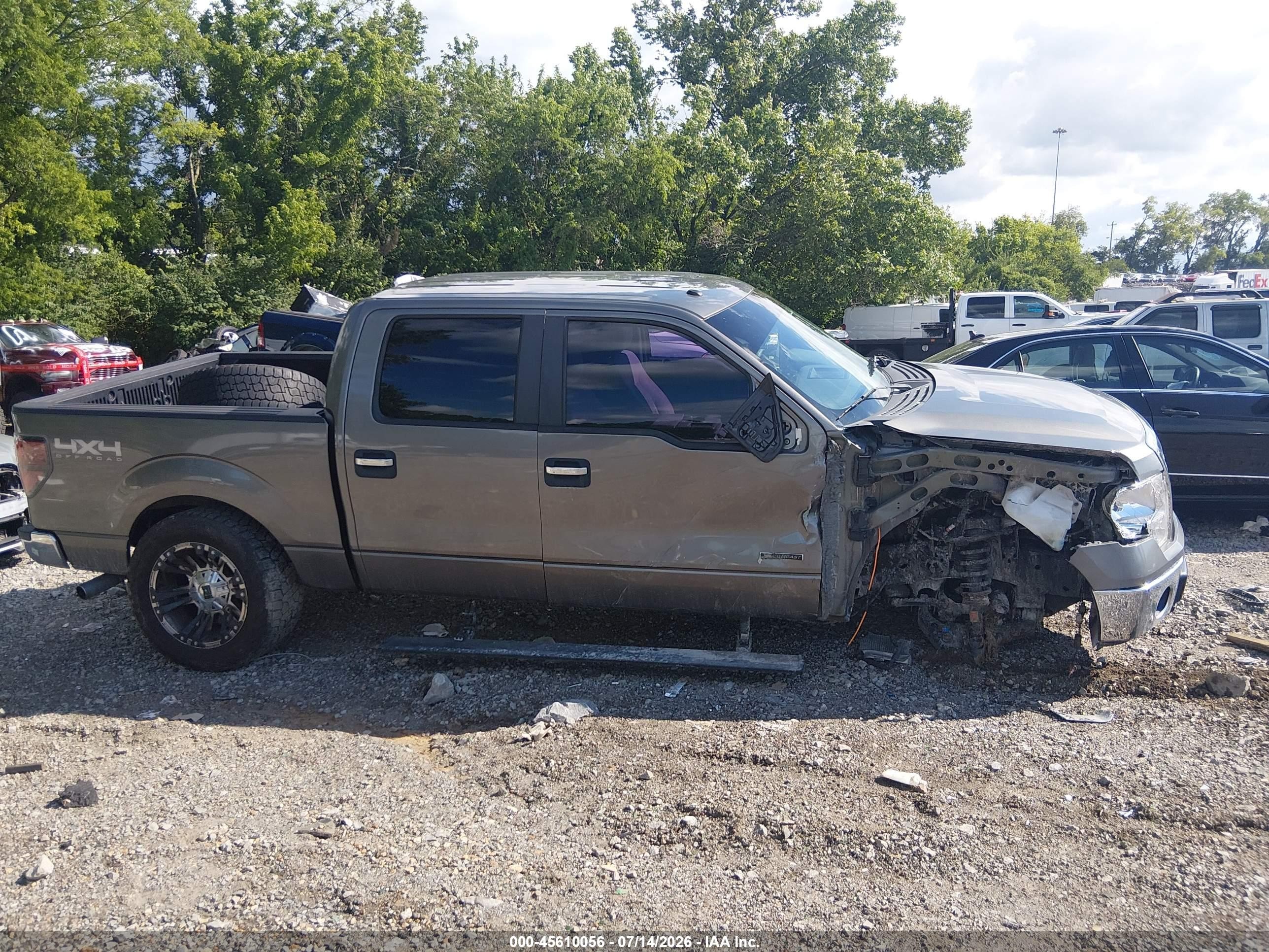 2011 Ford F-150 Xlt Gray vin: 1FTFW1ET7BFC69811