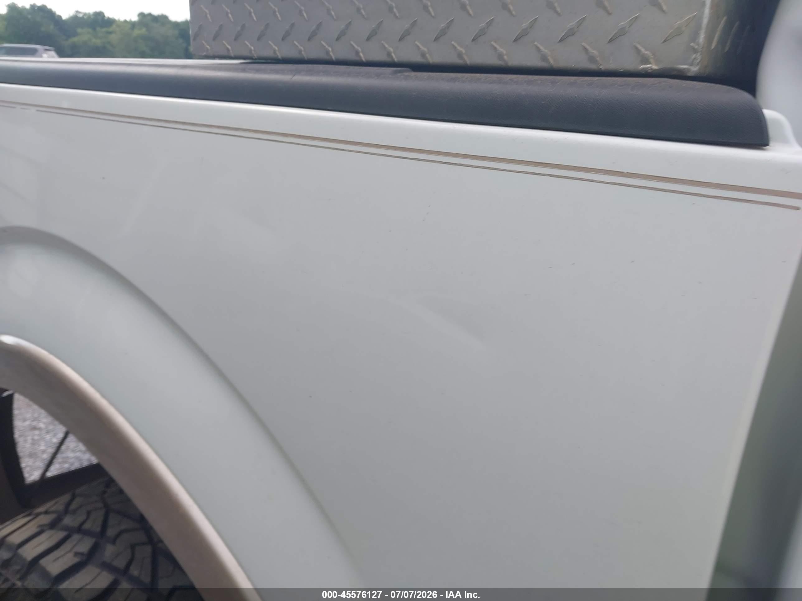 2011 Ford F-150 Lariat White vin: 1FTFW1ET7BFC85250
