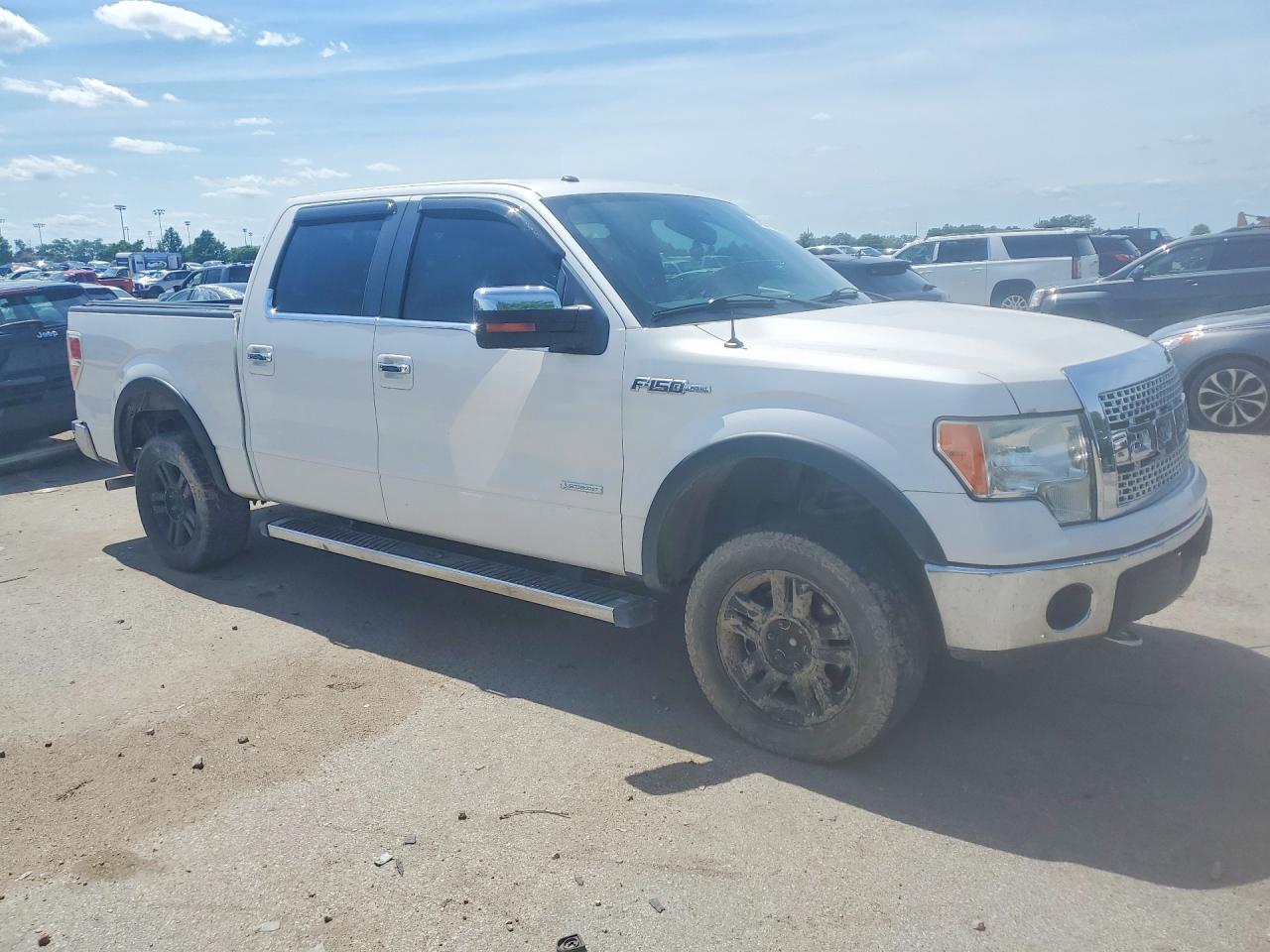 2011 Ford F150 Supercrew White vin: 1FTFW1ET7BFC95891