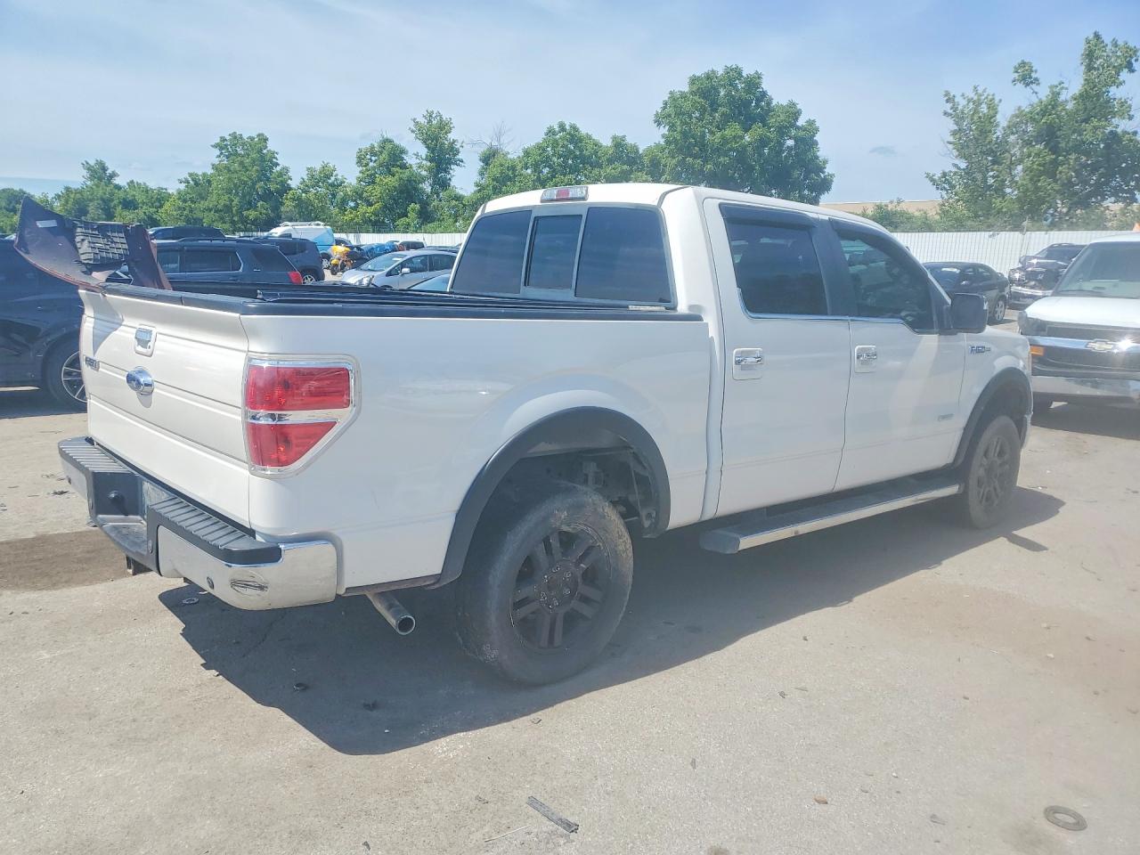 2011 Ford F150 Supercrew White vin: 1FTFW1ET7BFC95891