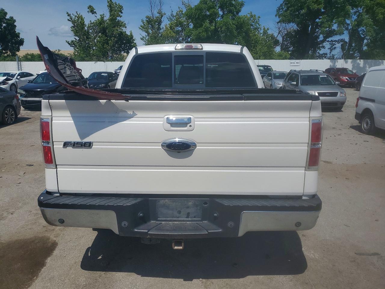 2011 Ford F150 Supercrew White vin: 1FTFW1ET7BFC95891