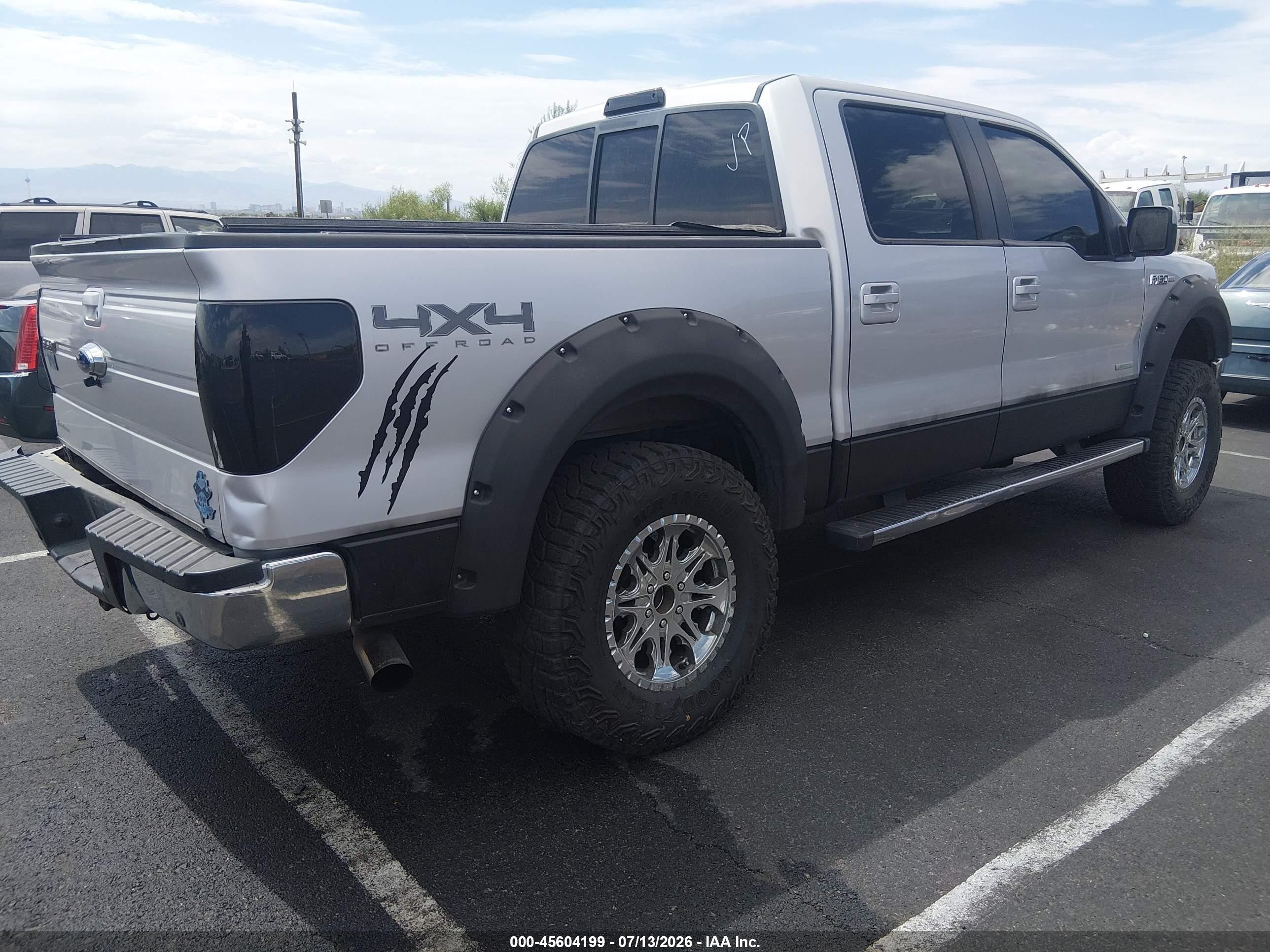 2011 Ford F-150 Fx4/king Ranch/lariat/platinum/xlt Silver vin: 1FTFW1ET7BFD12575