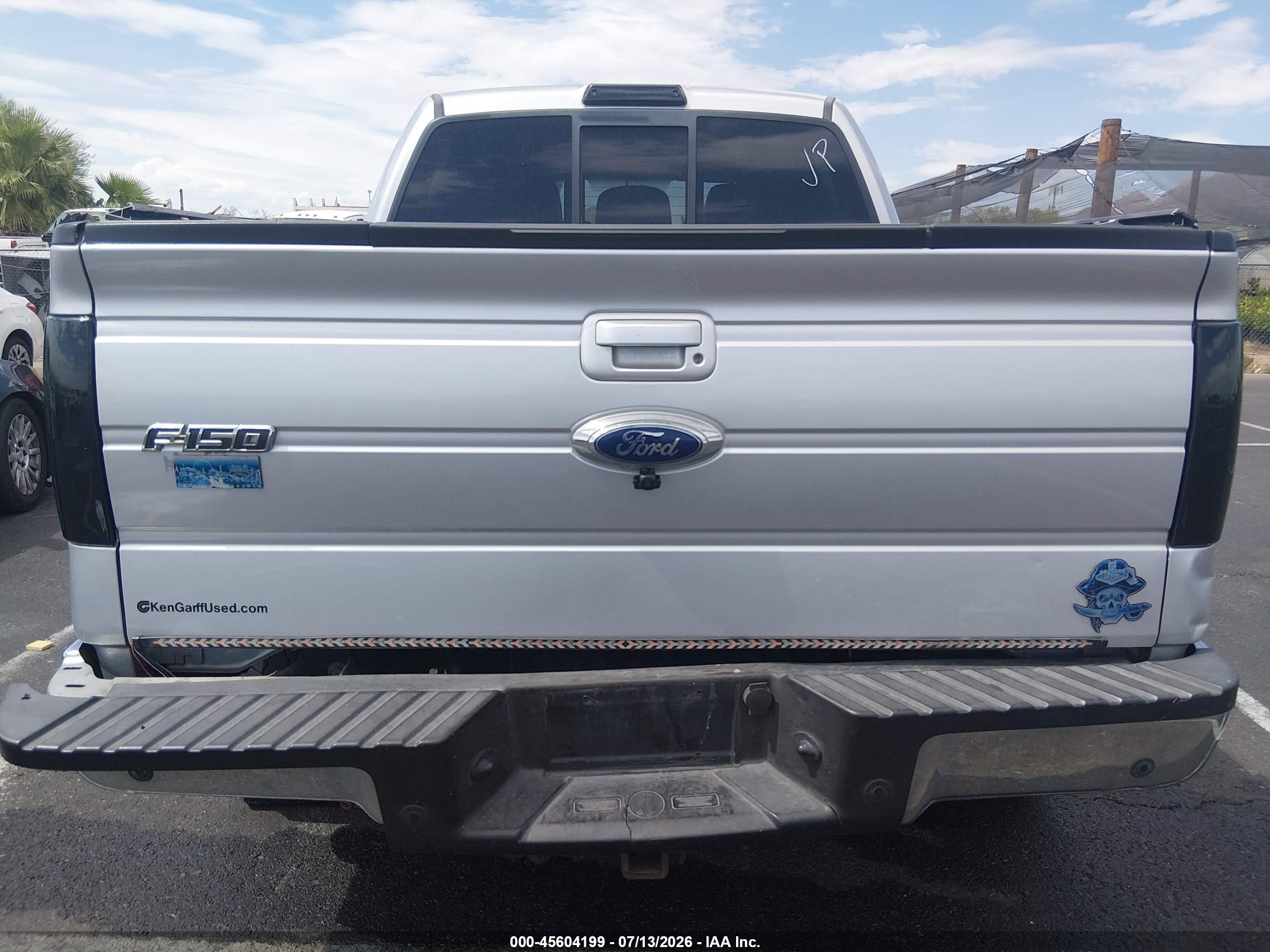 2011 Ford F-150 Fx4/king Ranch/lariat/platinum/xlt Silver vin: 1FTFW1ET7BFD12575