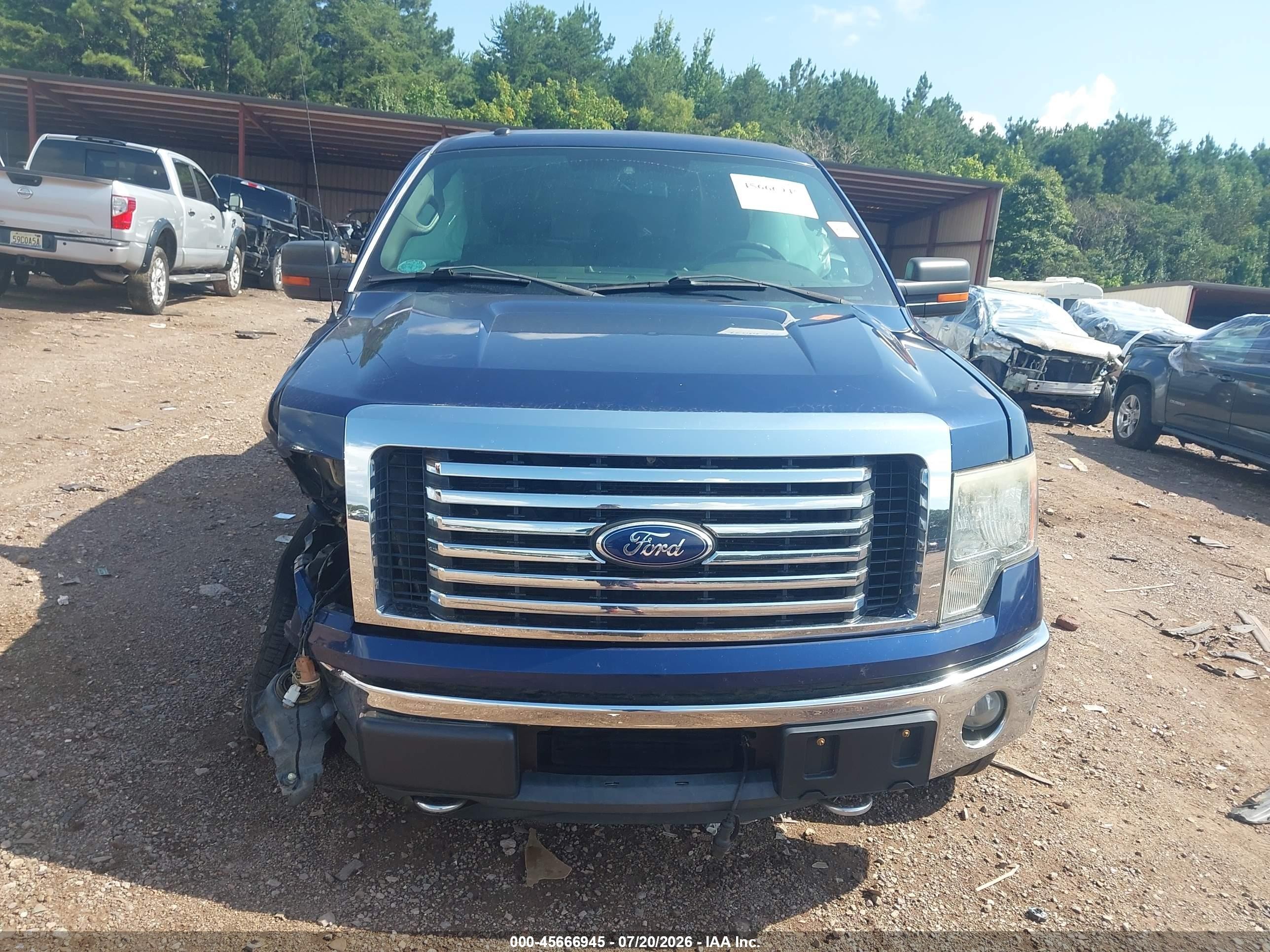 2011 Ford F-150 Xlt Blue vin: 1FTFW1ET7BFD15444