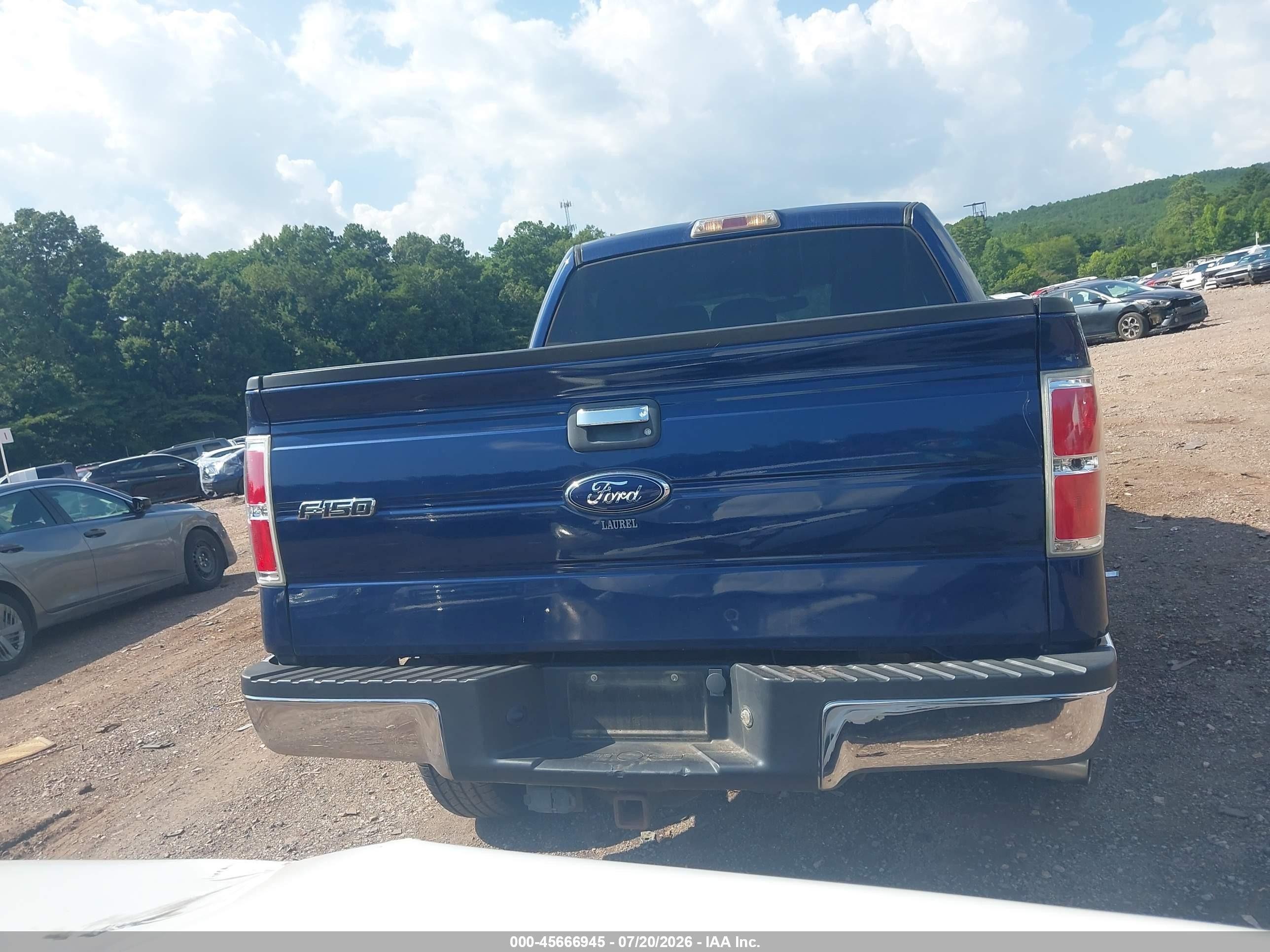 2011 Ford F-150 Xlt Blue vin: 1FTFW1ET7BFD15444