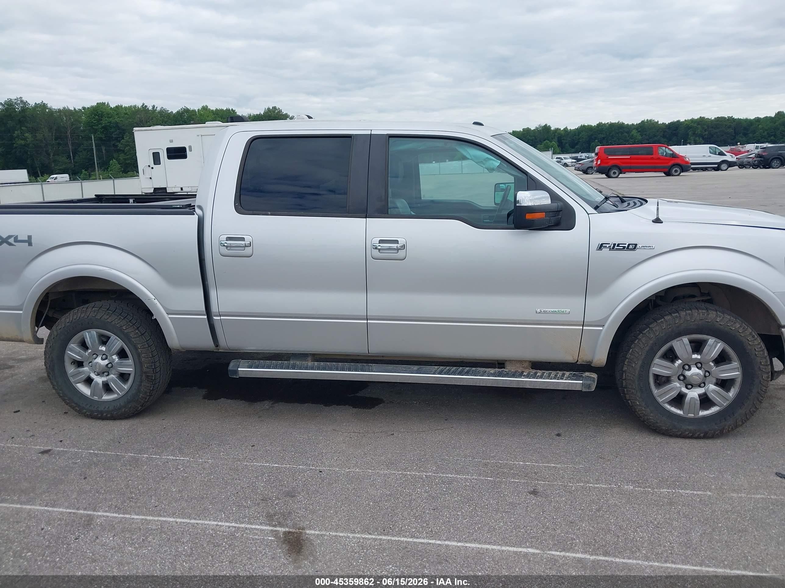 2011 Ford F-150 Lariat Silver vin: 1FTFW1ET7BFD22930