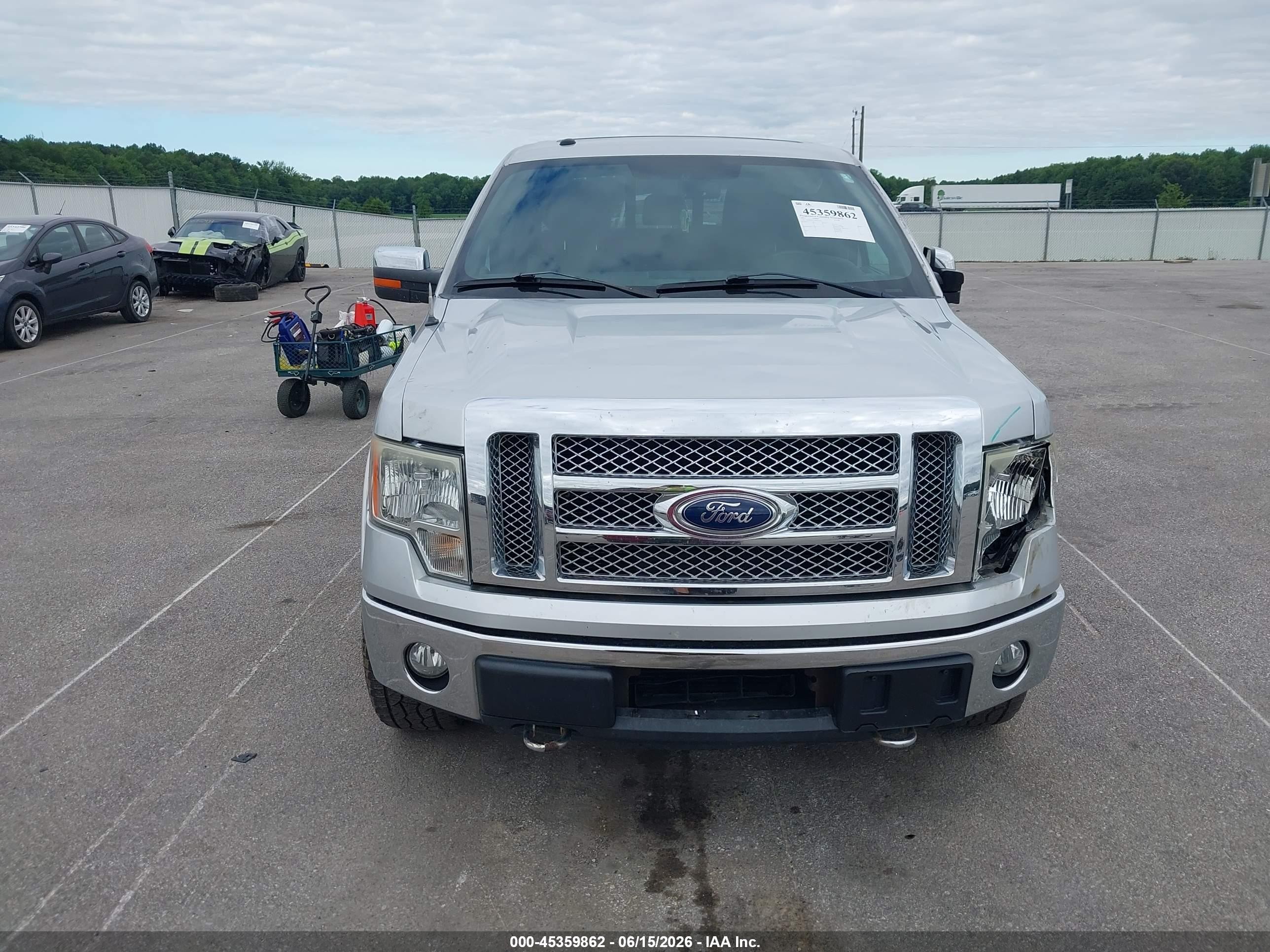 2011 Ford F-150 Lariat Silver vin: 1FTFW1ET7BFD22930