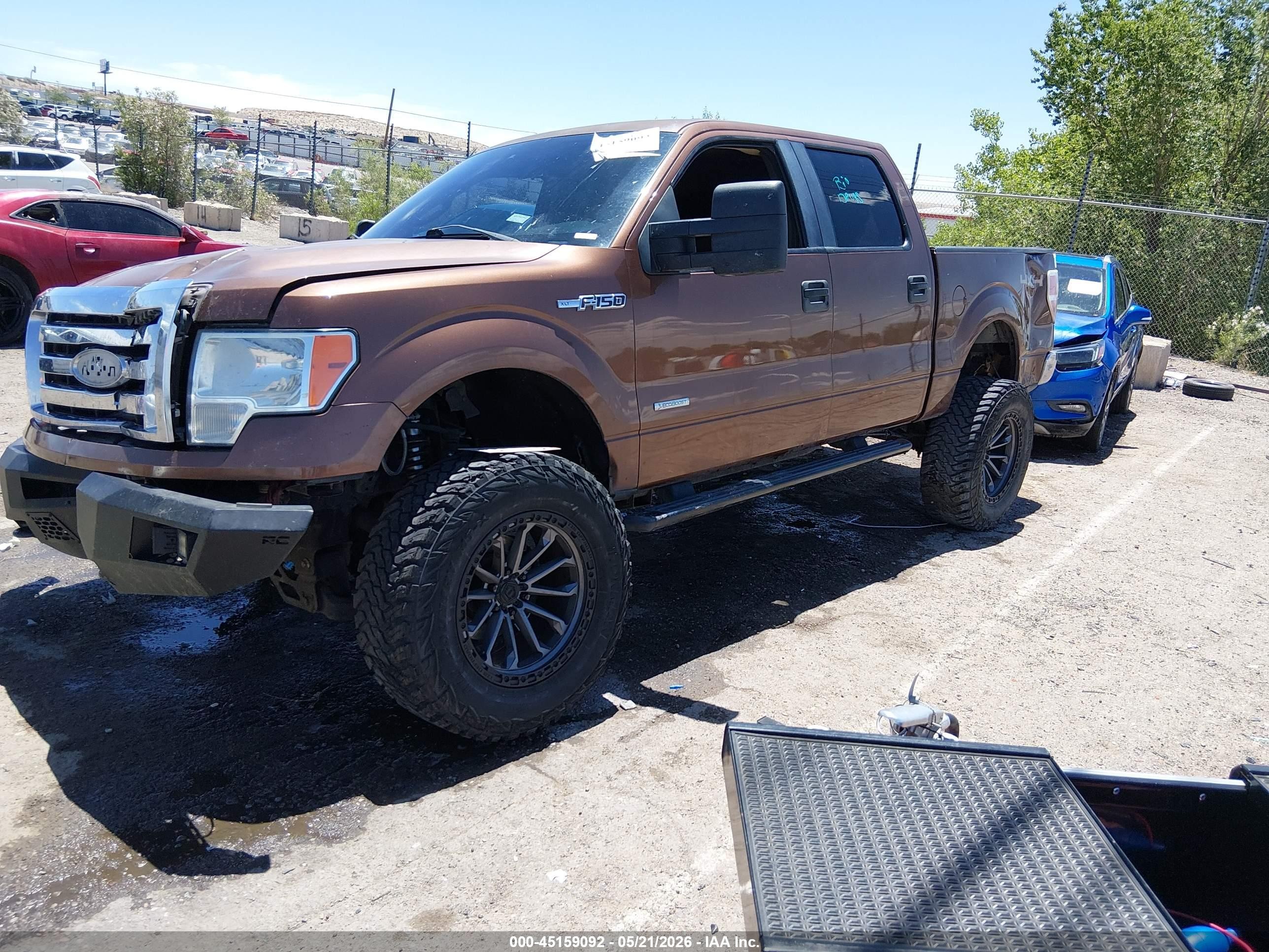 2011 Ford F-150 Xlt Brown vin: 1FTFW1ET7BKE04261