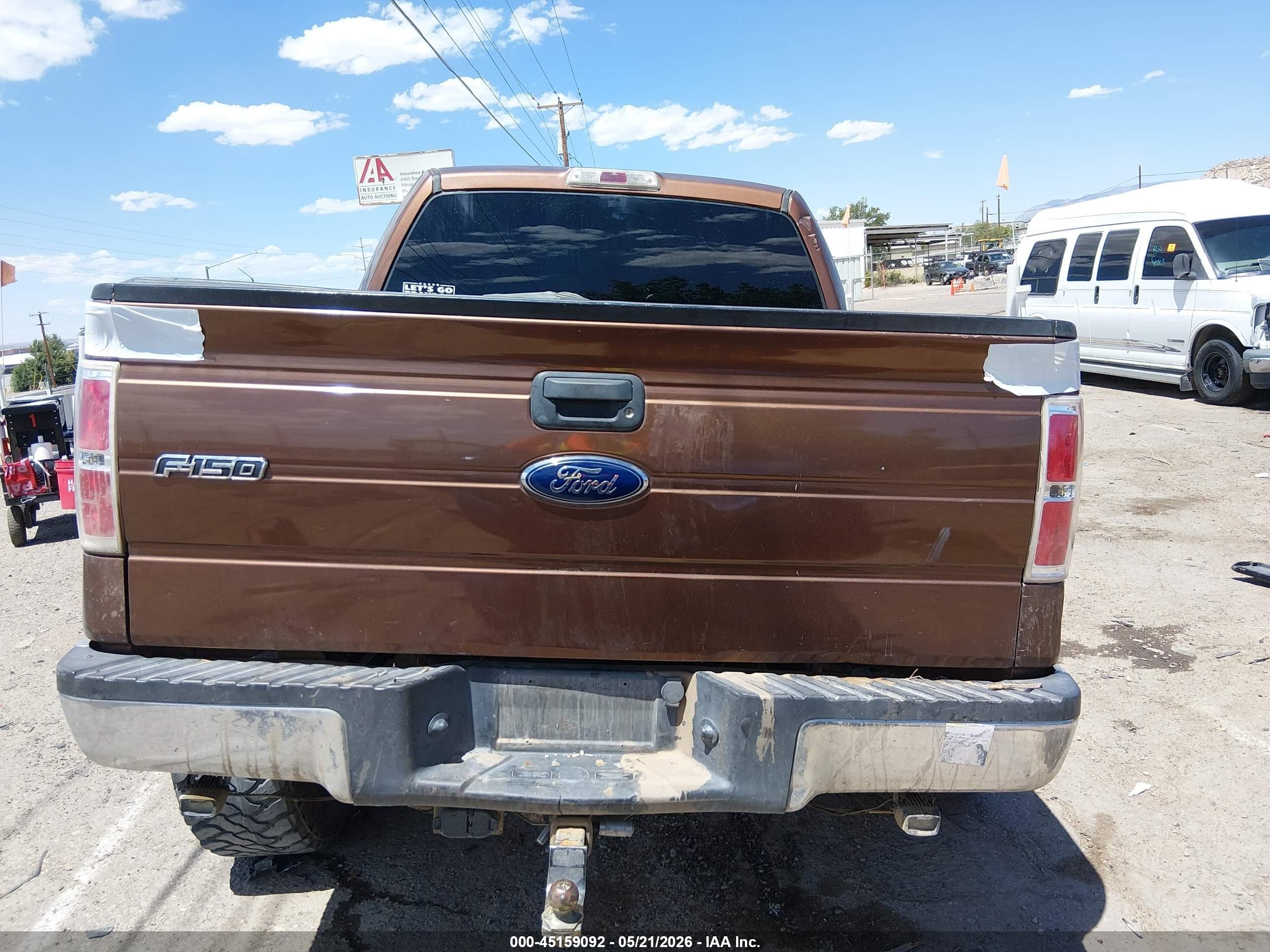 2011 Ford F-150 Xlt Brown vin: 1FTFW1ET7BKE04261