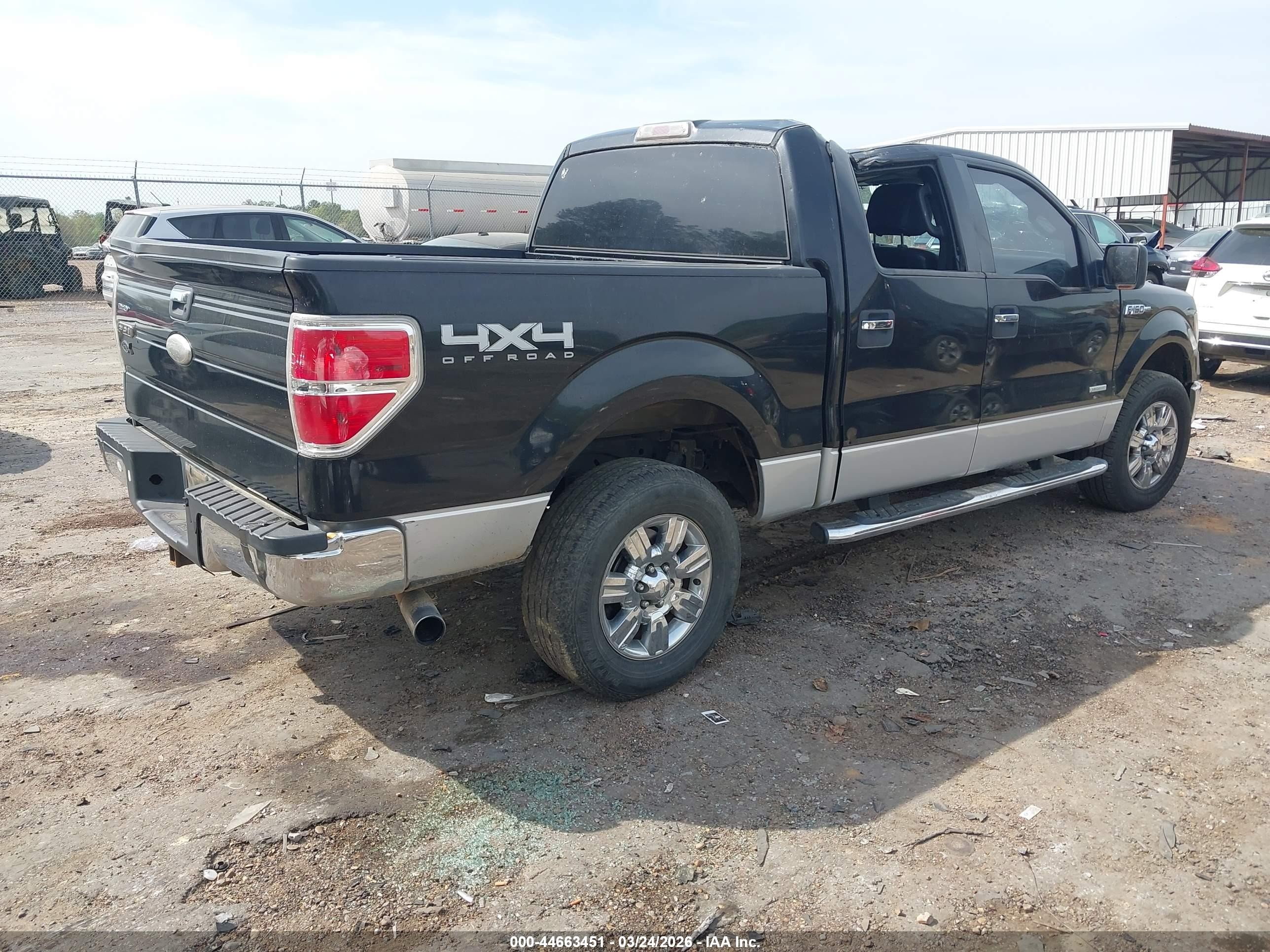 2012 Ford F-150 Xlt Черный vin: 1FTFW1ET7CFA17980