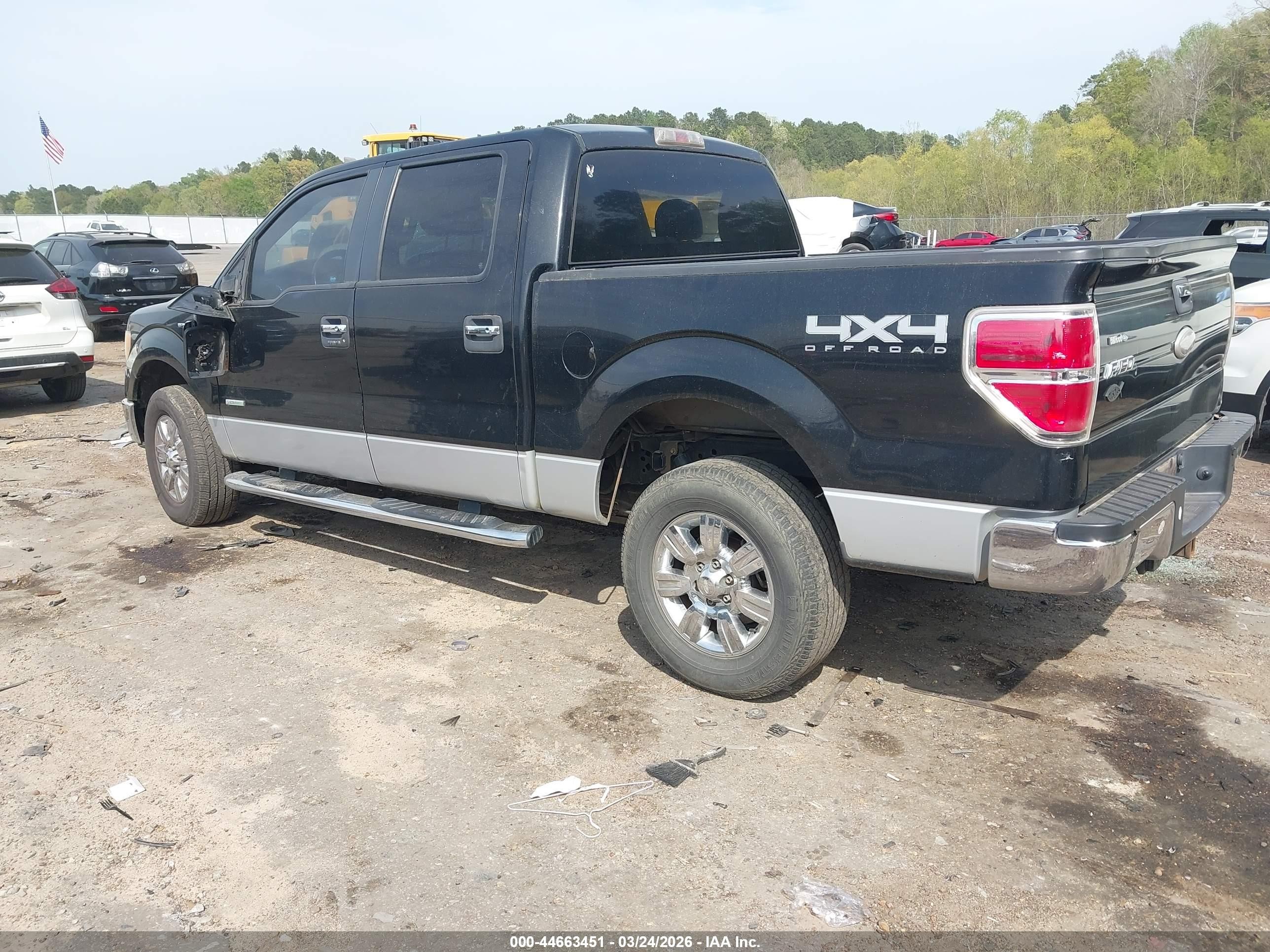 2012 Ford F-150 Xlt Черный vin: 1FTFW1ET7CFA17980