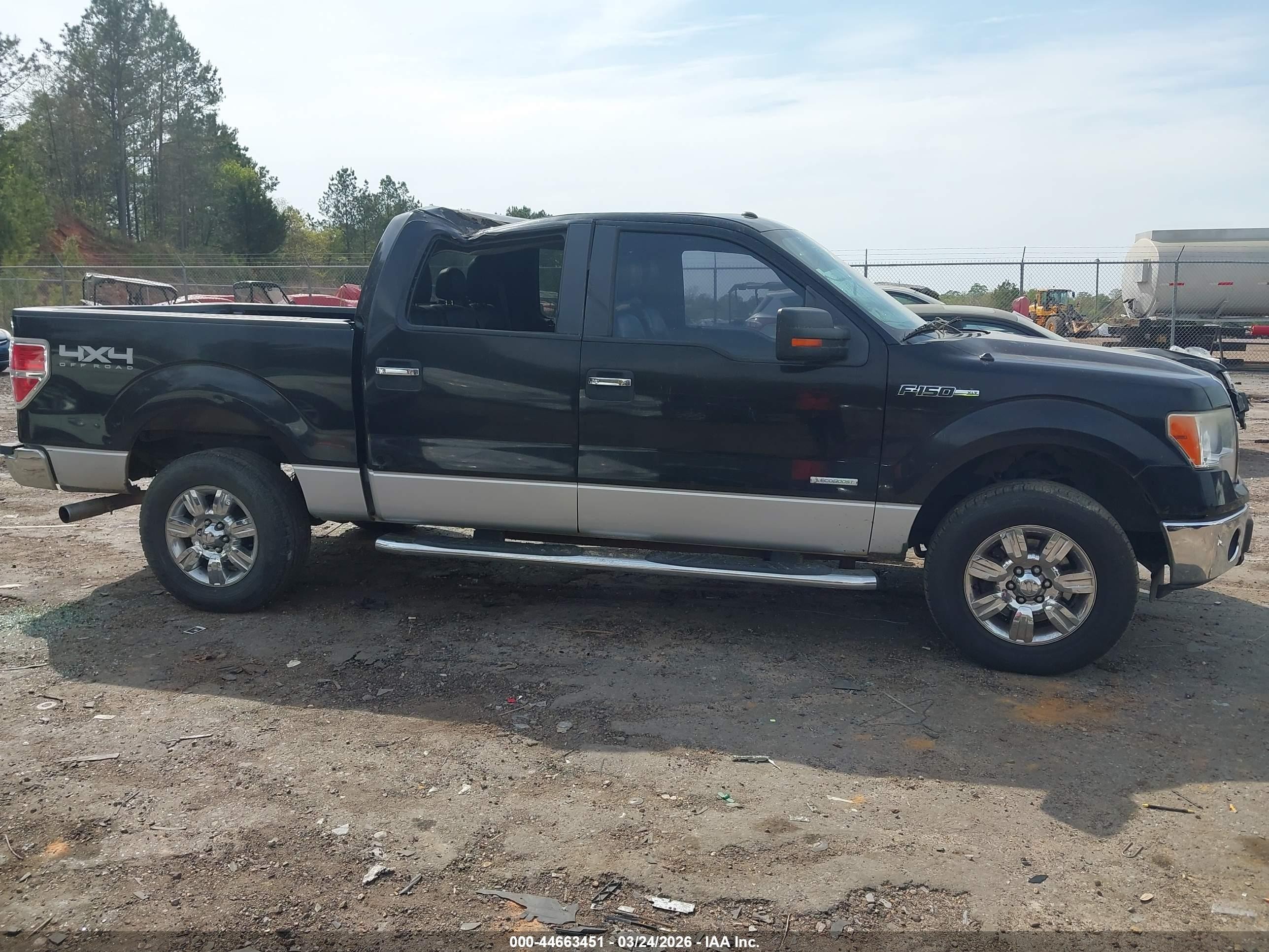2012 Ford F-150 Xlt Черный vin: 1FTFW1ET7CFA17980