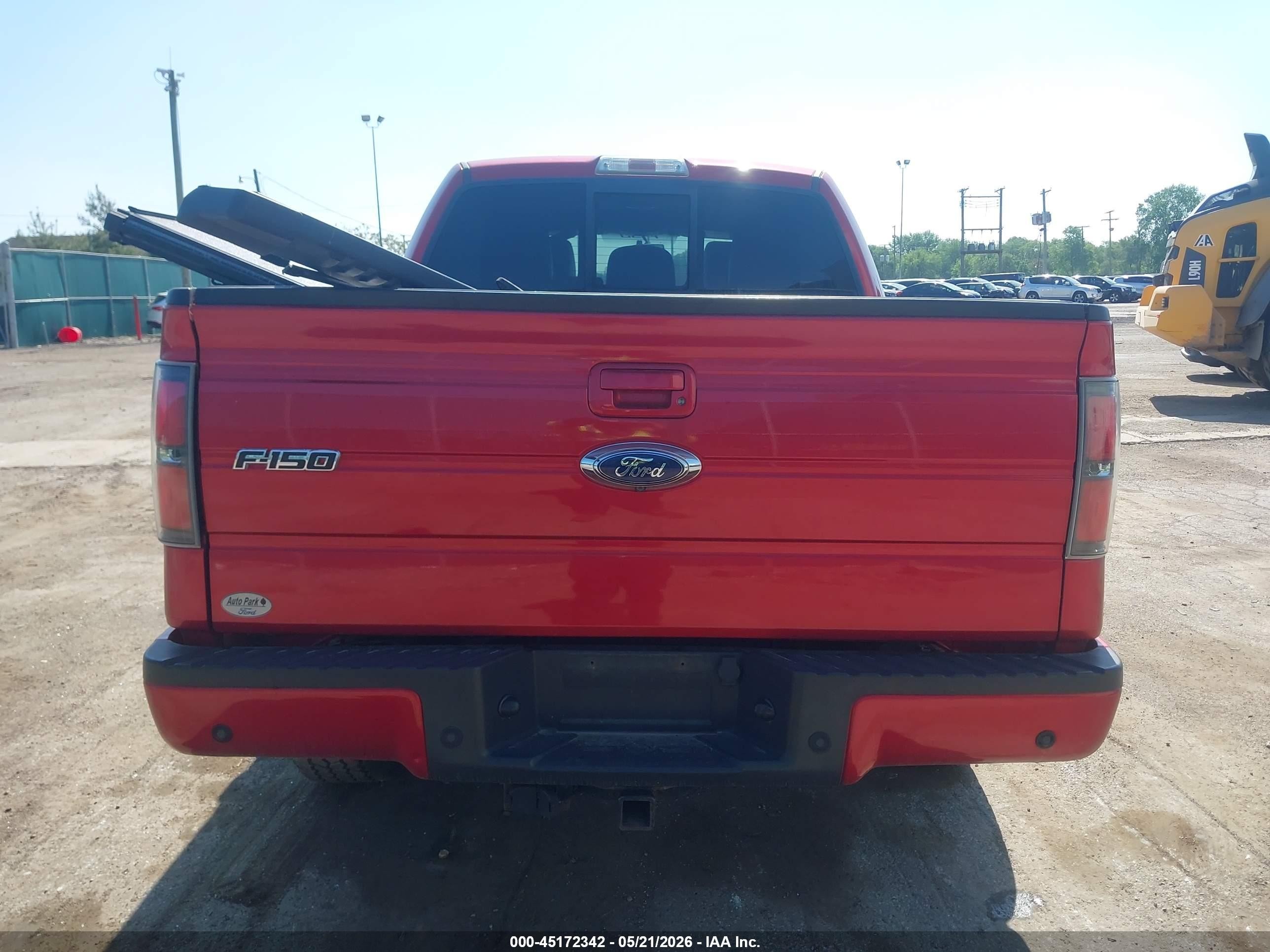 2012 Ford F-150 Fx4 Red vin: 1FTFW1ET7CFA55161