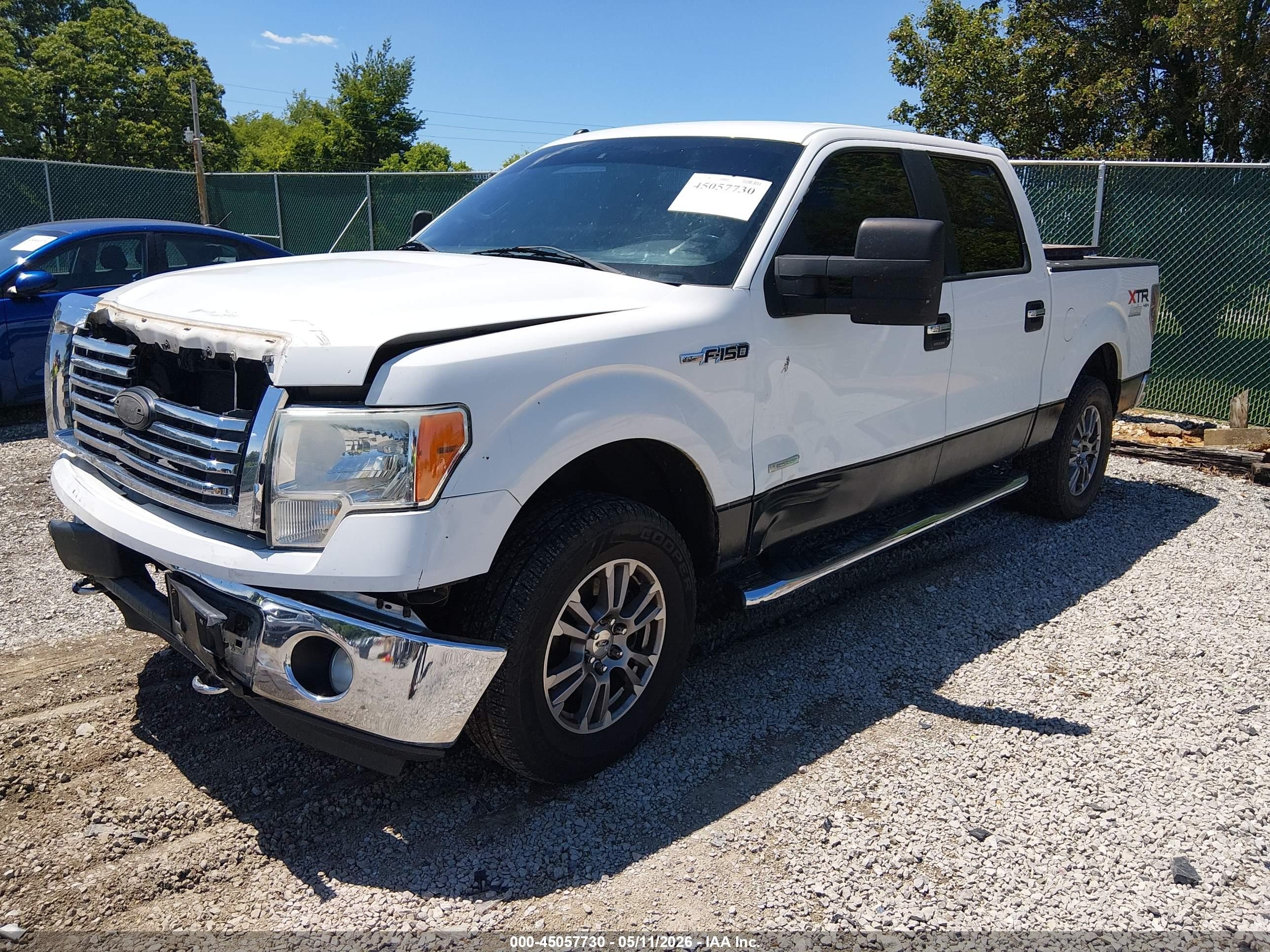 2012 Ford F-150 Xlt Белый vin: 1FTFW1ET7CFB04374