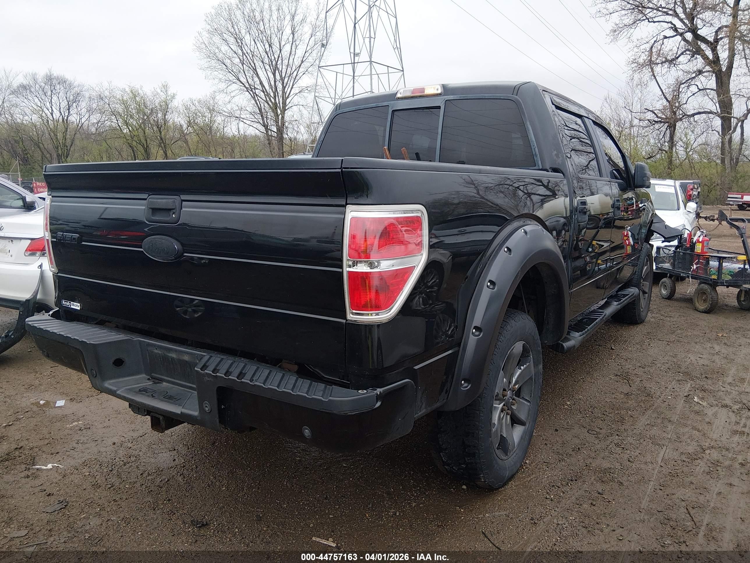 2012 Ford F-150 Xlt Black vin: 1FTFW1ET7CFC18309