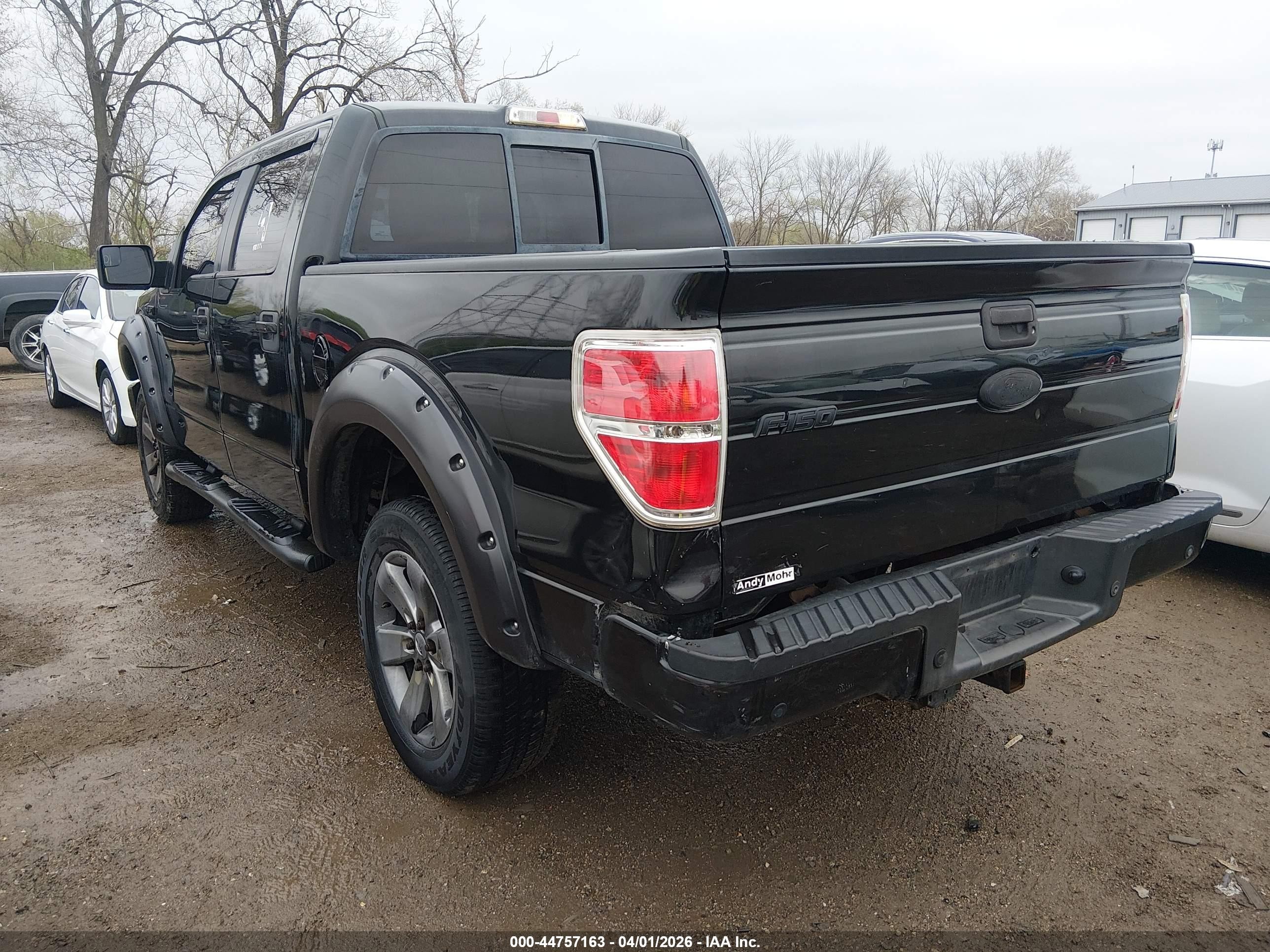 2012 Ford F-150 Xlt Black vin: 1FTFW1ET7CFC18309