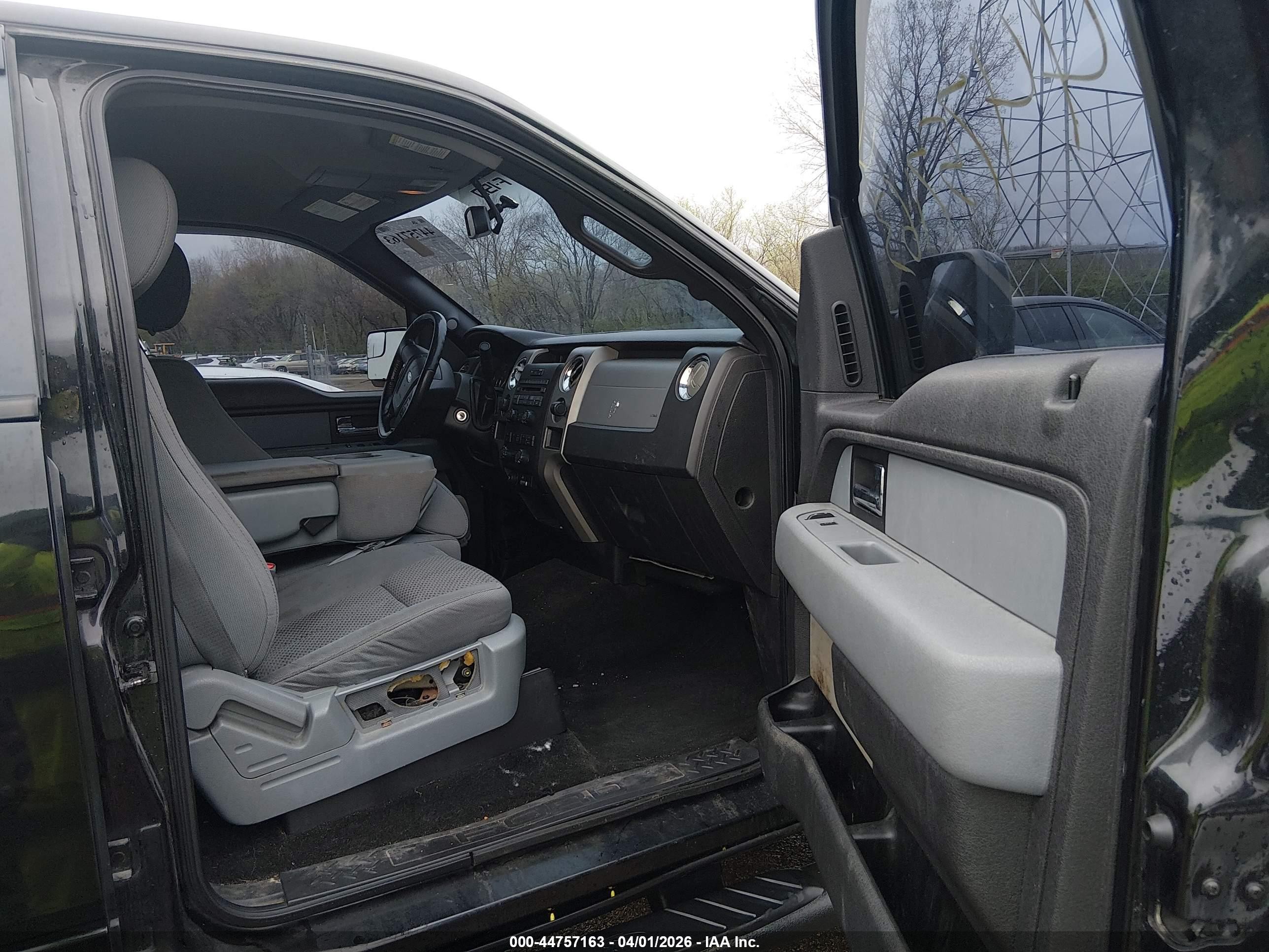 2012 Ford F-150 Xlt Black vin: 1FTFW1ET7CFC18309