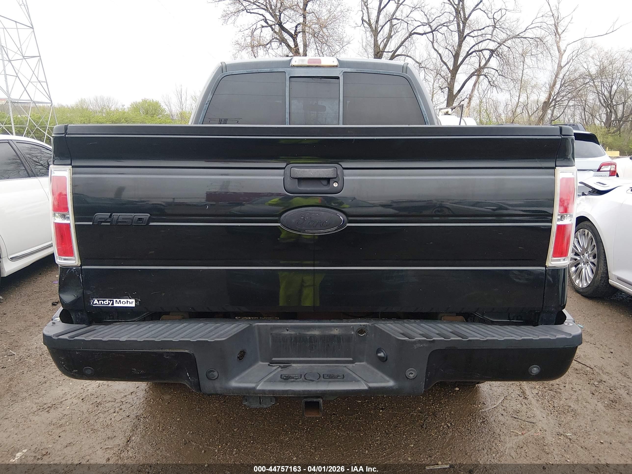 2012 Ford F-150 Xlt Black vin: 1FTFW1ET7CFC18309